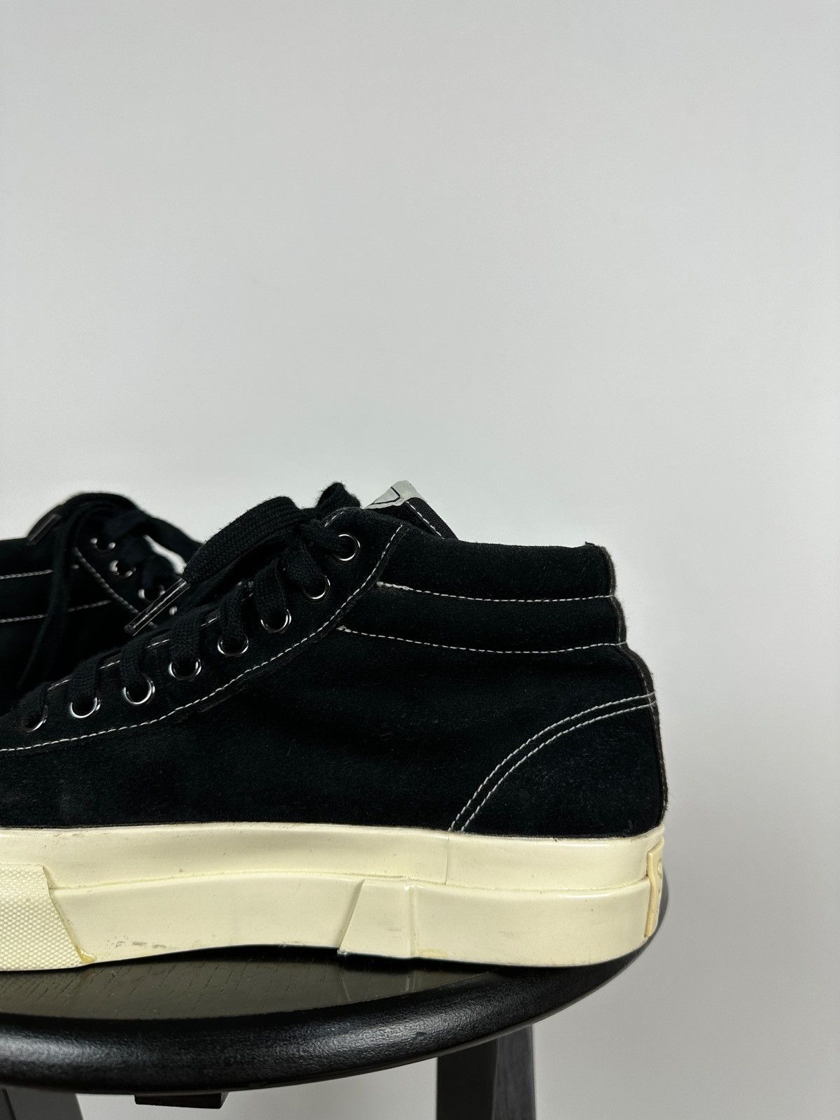 Stepney Workers Club Stepney Workers Club Black Suede Hi-Top Sneakers Size US 7 / EU 40 - 17 Thumbnail