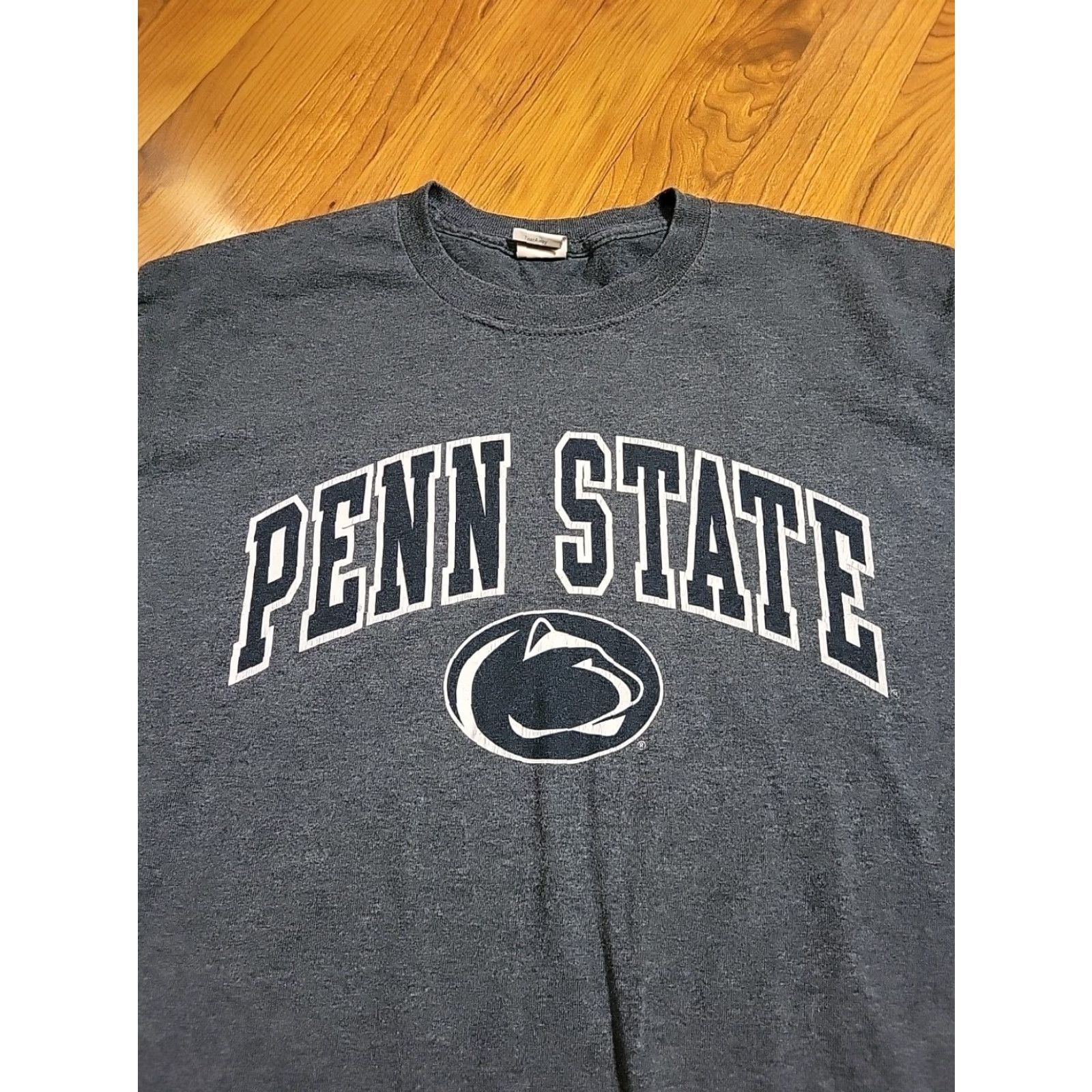 Gildan Vtg Penn State T-shirt SS Gray Nittany Lions Medium 40" Chest Gildan Cotton Size US M / EU 48-50 / 2 - 2 Thumbnail