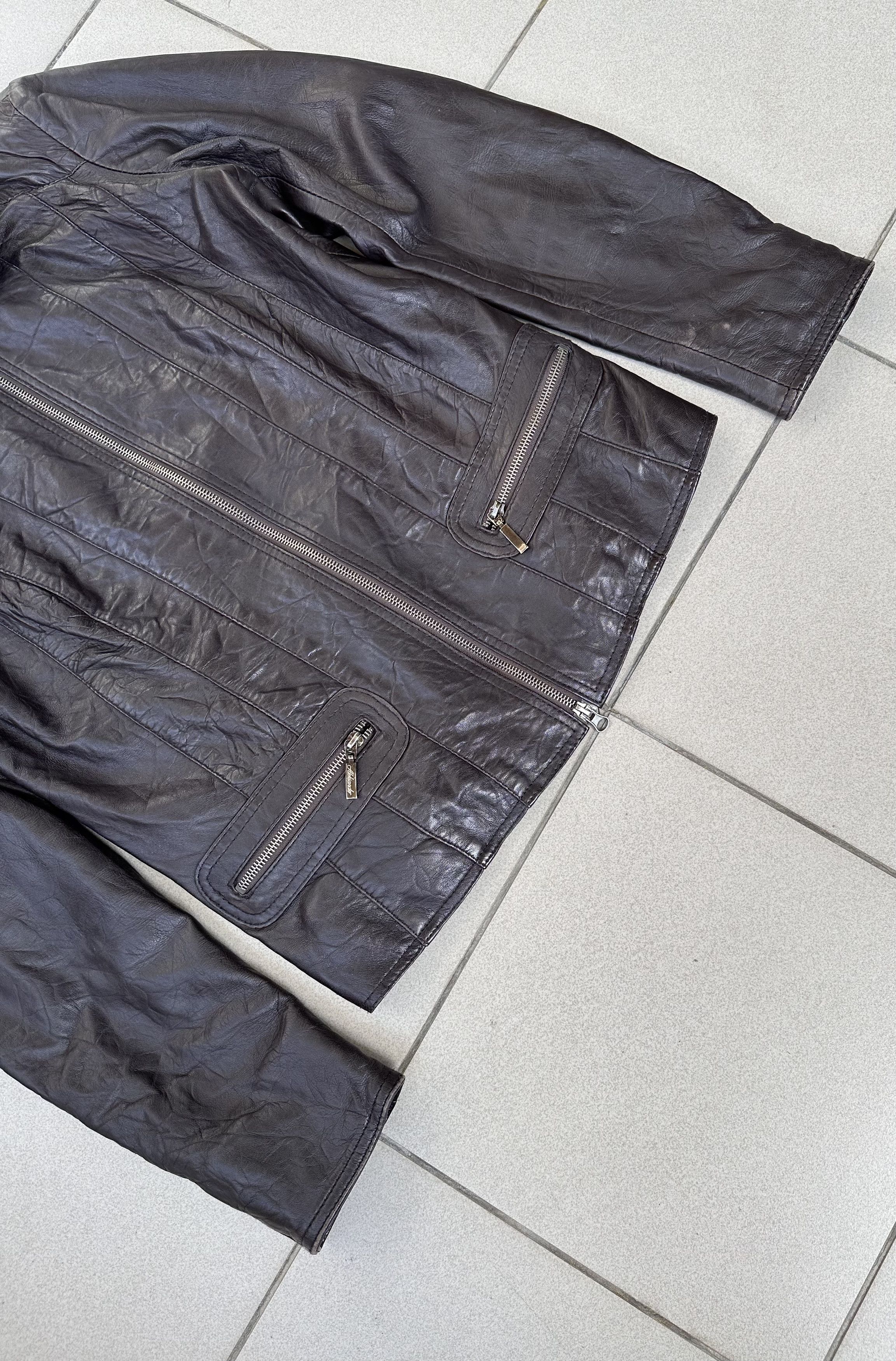 Leather Vintage women leather lamb jacket old money Size L / US 10 / IT 46 - 7 Thumbnail