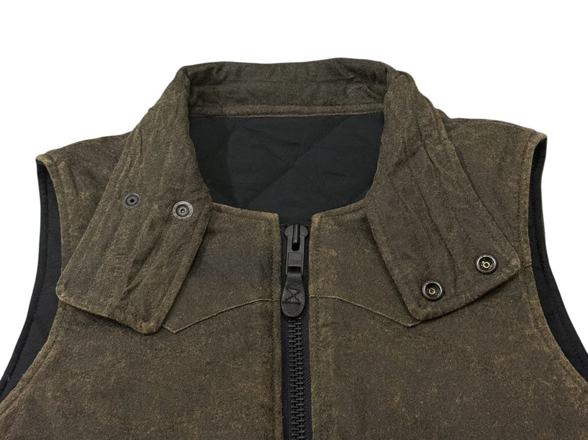 Maison MIHARA YASUHIRO Vintage MiharaYasuhiro Polyurethane Zipper Belt Vest Jacket Size US M / EU 48-50 / 2 - 16 Thumbnail