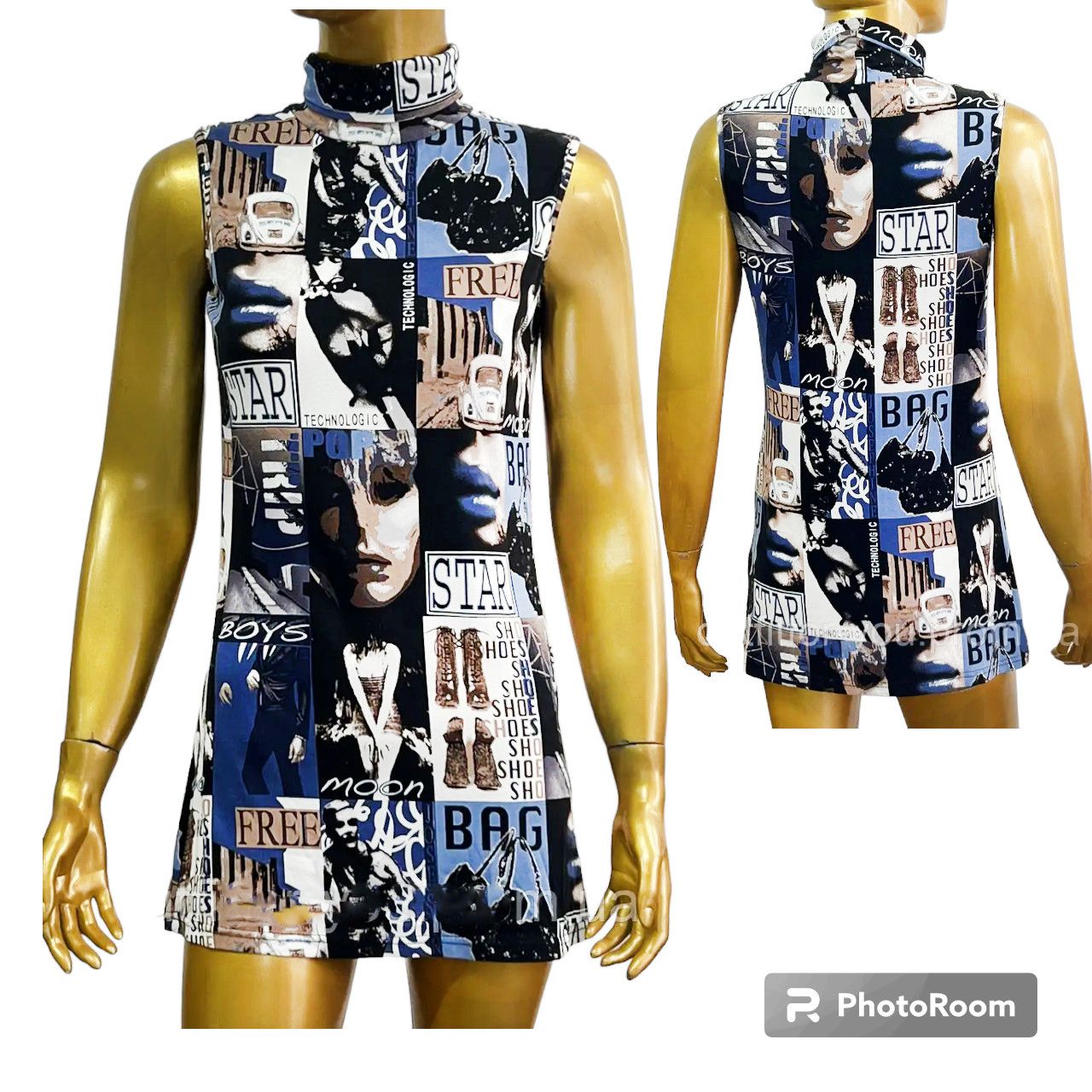 Other Star Womens Casual Printed Mini dress sz S Size S / US 4 / IT 40 - 1 Preview