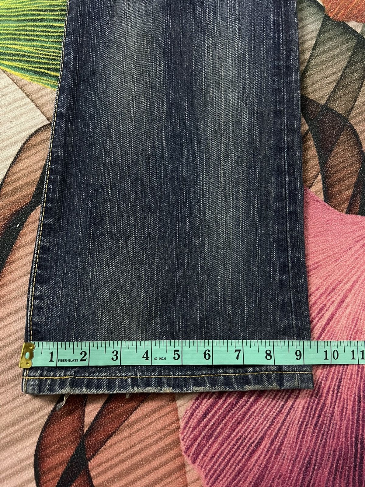 Japanese Brand × Lee × Vintage VINTAGE LEE RIDER DISTRESSED FLARE JEANS JAPAN Size US 33 - 17 Thumbnail