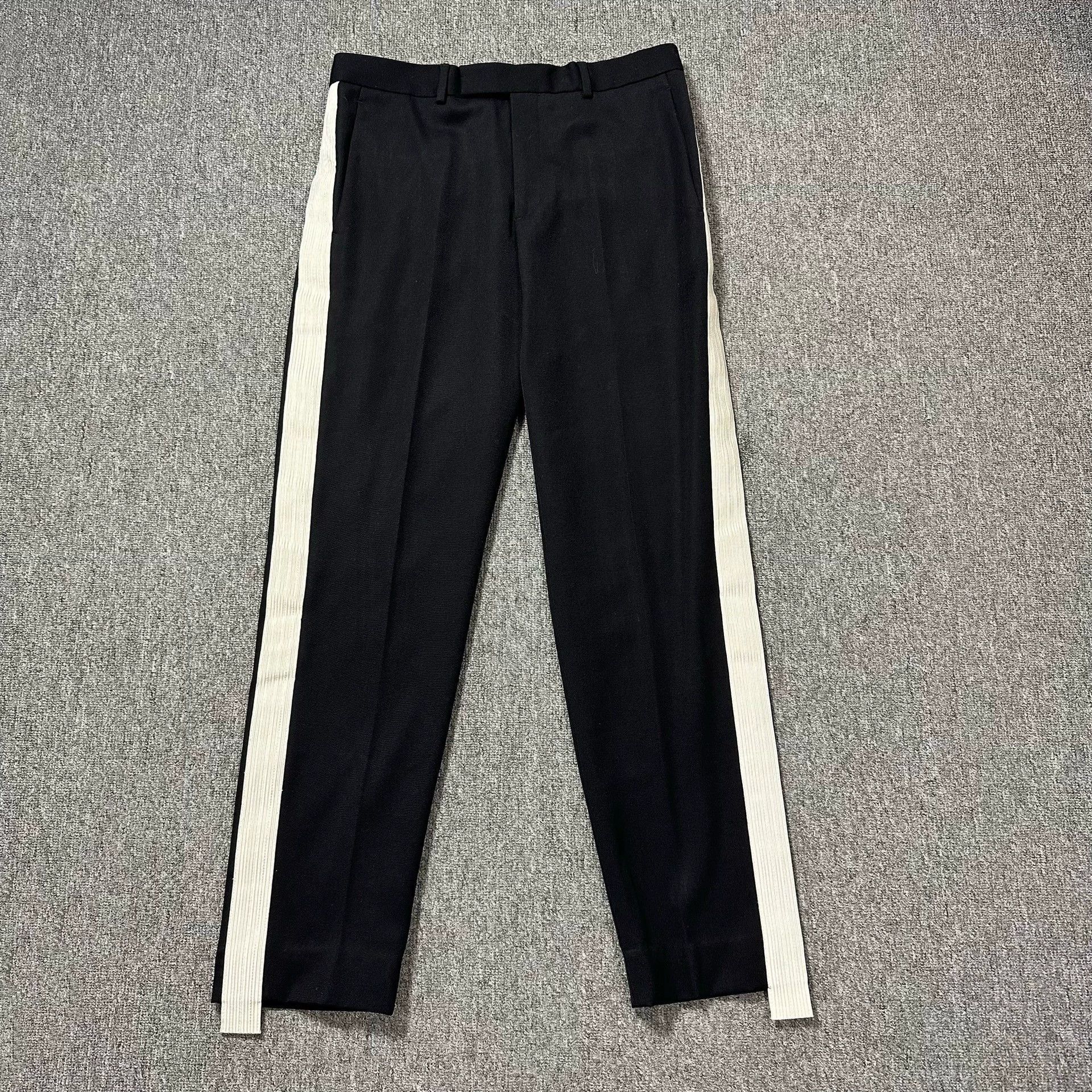 Dior Black and White Striped Casual Pants Size US 30 / EU 46 - 1 Thumbnail