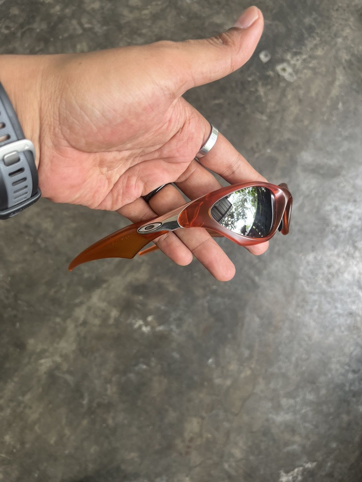 Oakley 2001 Oakley Scar Persimmon black iridium Size ONE SIZE - 7 Thumbnail