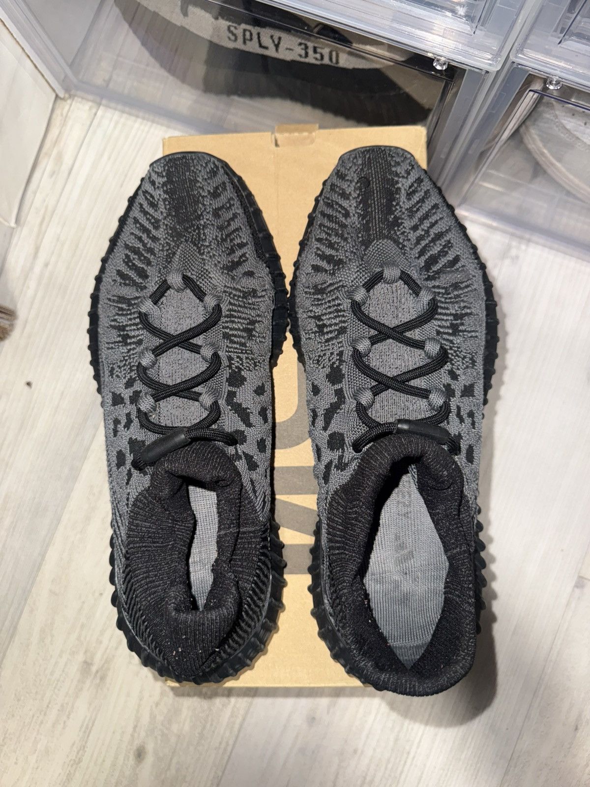 Adidas Adidas Yeezy 350 V2 CMPCT Slate Onyx Size US 10.5 / EU 43-44 - 6 Thumbnail