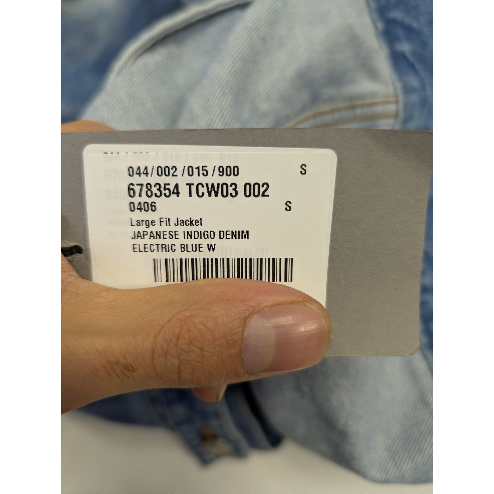 Balenciaga o1rshd1 Japanese Indigo Denim Large Fit Jacket Electric Blue Size US S / EU 44-46 / 1 - 21 Thumbnail