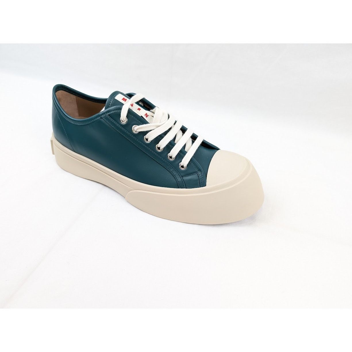 Marni o1rshd1 Low-Top Sneakers in Green/Beige Size US 11 / EU 44 - 2 Thumbnail