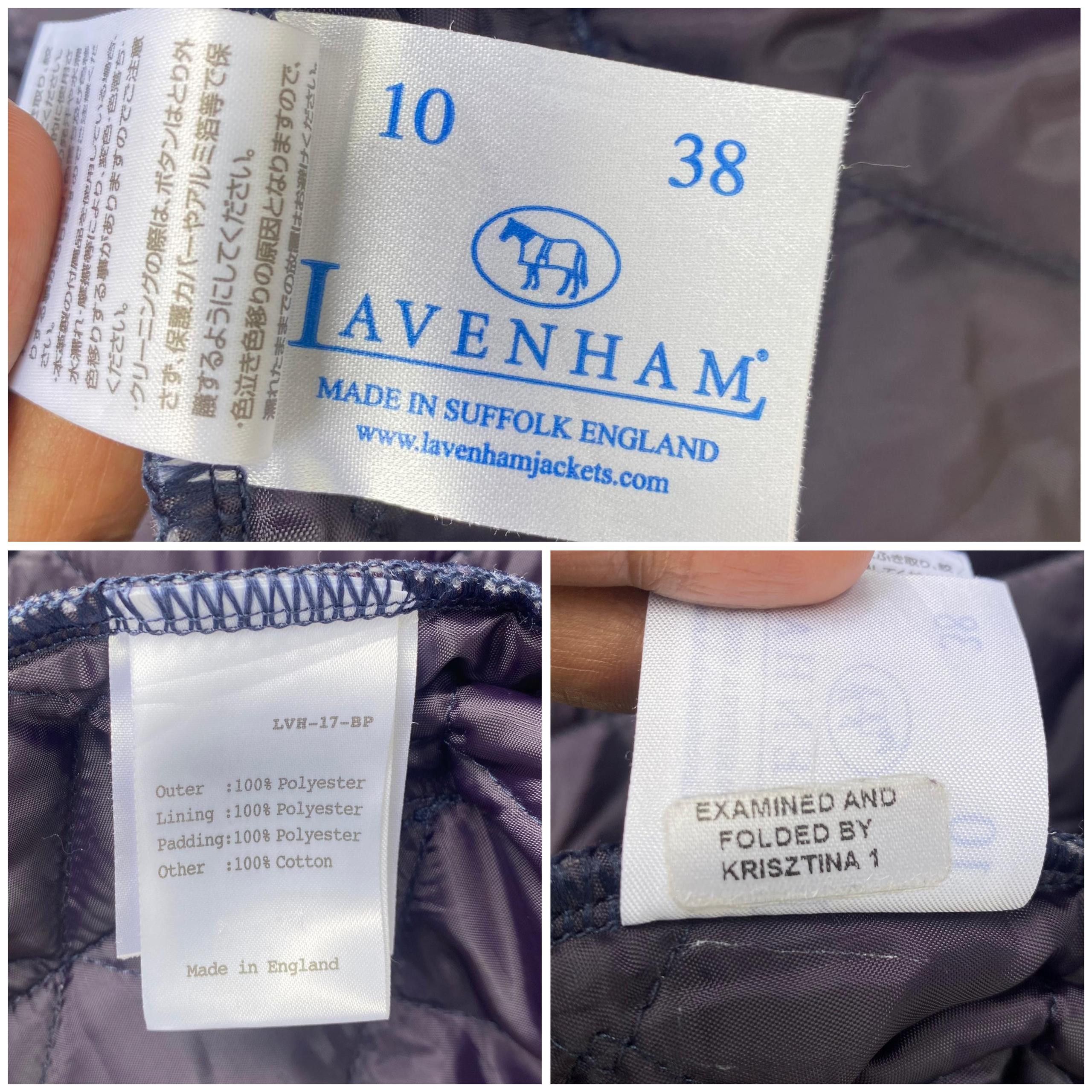 Lavenham LAVENHAM QUILTED JACKET SIZE 38 SMALL PURPLE Size US S / EU 44-46 / 1 - 4 Thumbnail