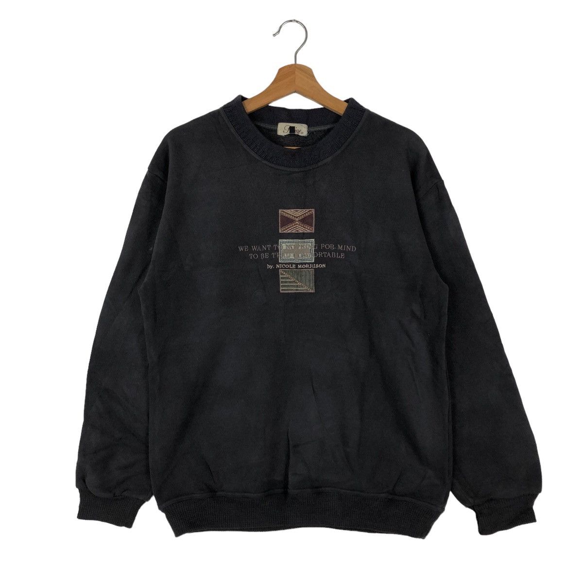 Japanese Brand 🔥90’s VITAGE SWEATSHIRT CREWNECK PLEINE BIG LOGO SPELL OUT Size US L / EU 52-54 / 3 - 1 Thumbnail