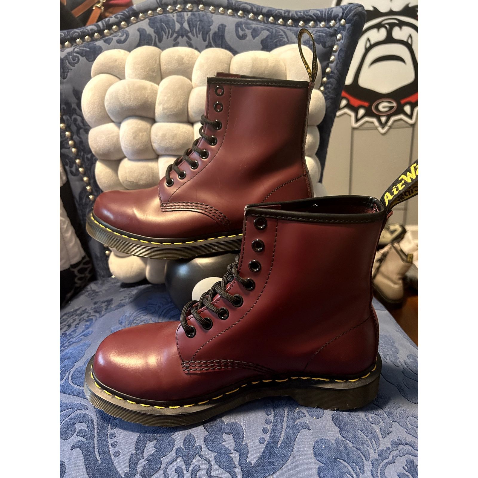 Dr. Martens Dr Martens 1460 Oxblood Burgundy Red size 8/EU 39 Size US 8 / IT 38 - 2 Thumbnail