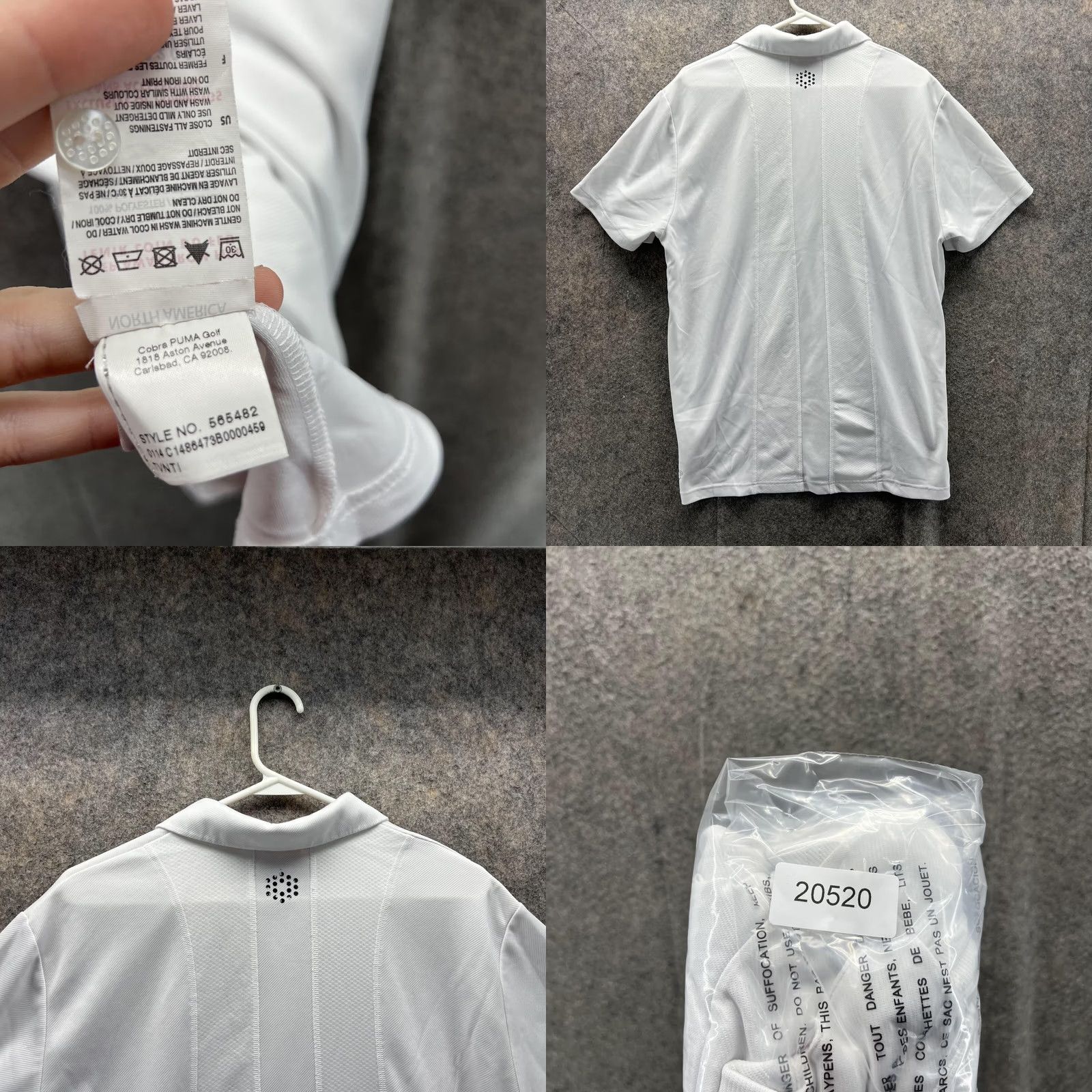 Puma PUMA Polo Shirt Men XL White Golf Classic Casual / Polo / Polo Shirt / Golf XL Men White Vintage No Size US XL / EU 56 / 4 - 9 Thumbnail