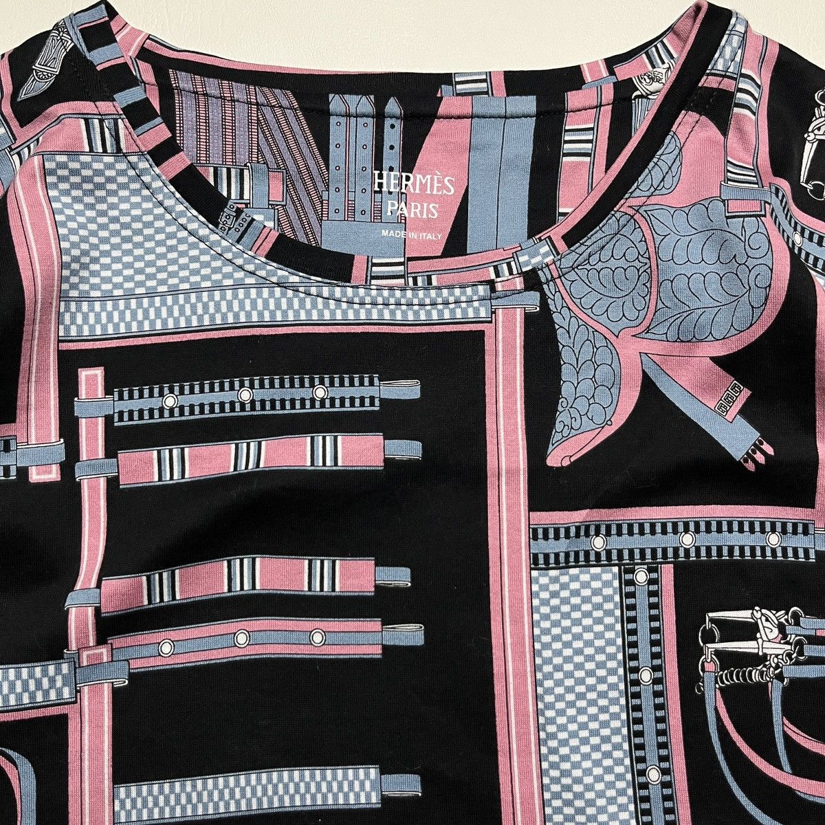 Hermes Hermes Lettres Equestres Crop Shirt Size XS / US 0-2 / IT 36-38 - 2 Thumbnail