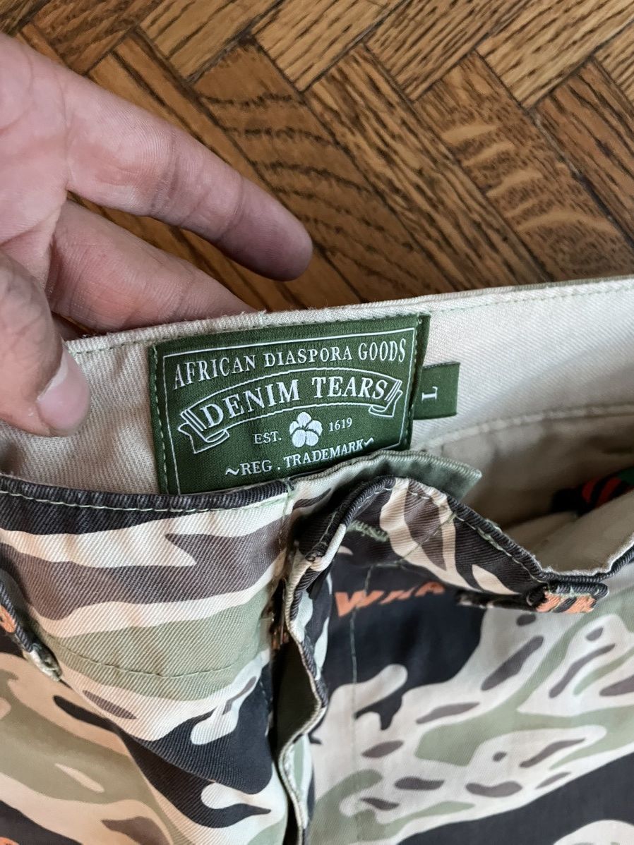 DENIM TEARS Denim Tears Ming Camo Cargo Pants Size US 34 / EU 50 - 5 Thumbnail