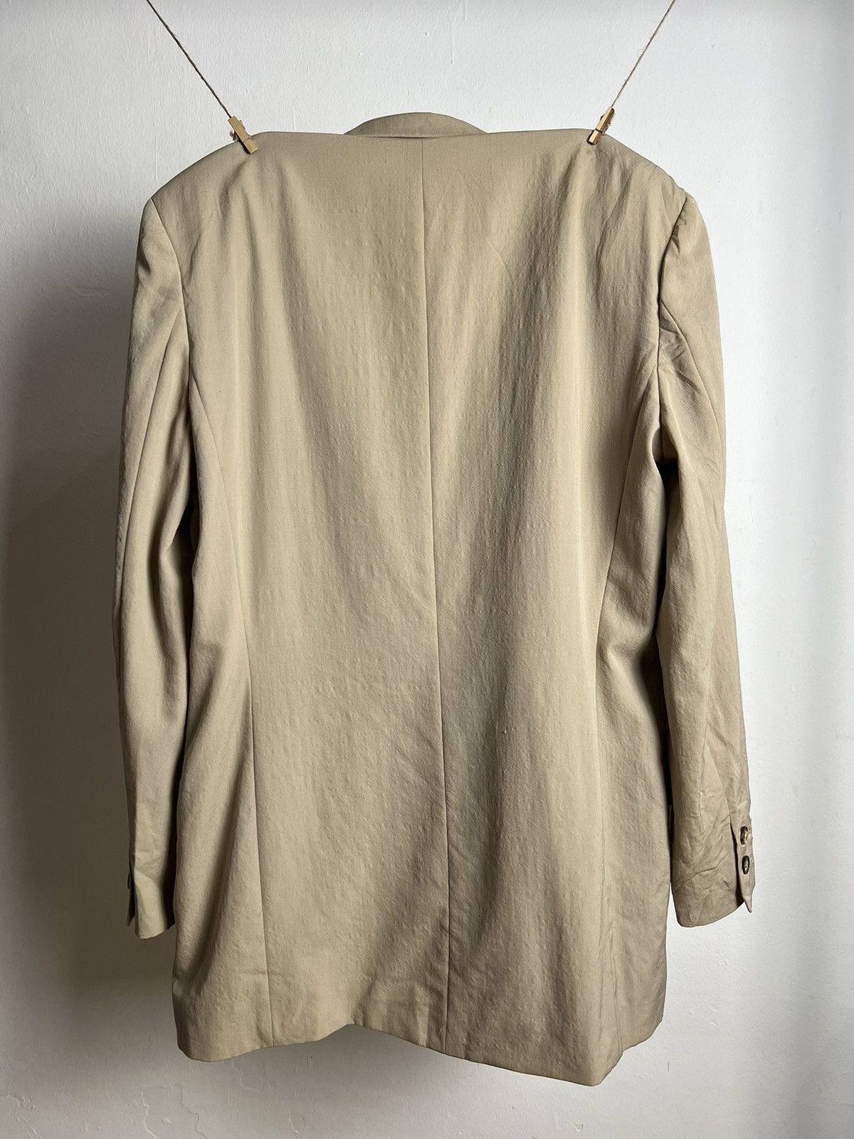 Vintage × Y's × Yohji Yamamoto 1990's Old Stock With Tag Yohji Yamamoto Y's Bis Rayon Coat Size 38R - 5 Thumbnail