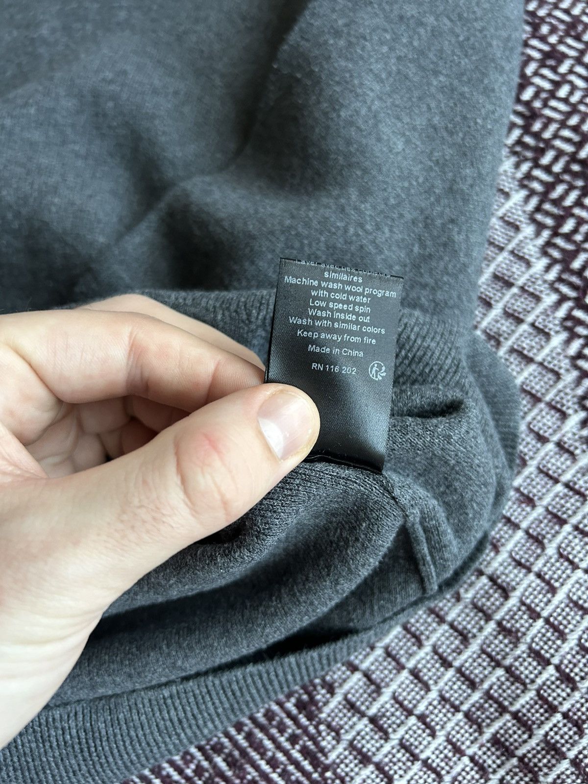 Zadig & Voltaire Zadig & Voltaire Kennedy CO Luxury Sweater Solid Style Sz L Size US L / EU 52-54 / 3 - 9 Thumbnail