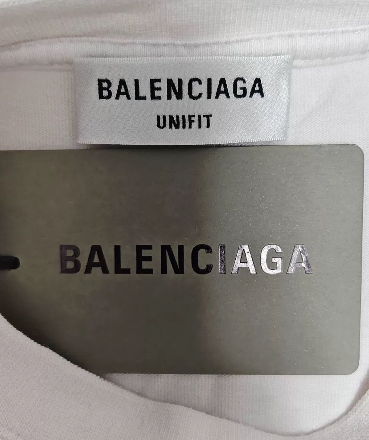 Balenciaga Balenciaga 22fw occlusion line logo short sleeved T-shirt Size US M / EU 48-50 / 2 - 5 Thumbnail