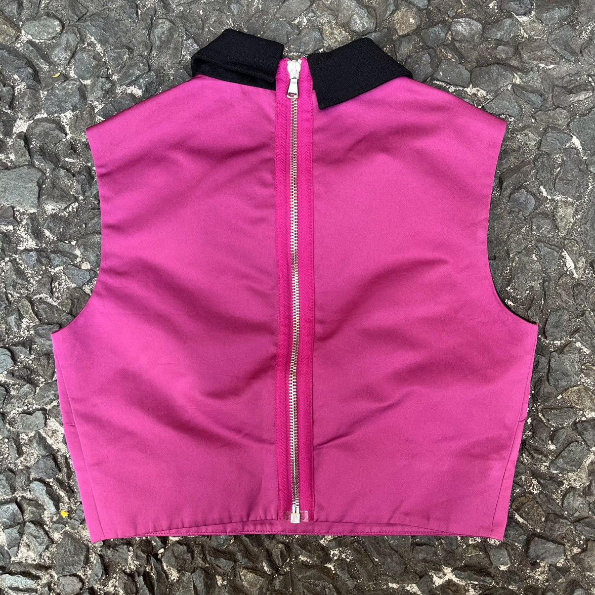 MCQ Alexander McQueen McQ Contrast Collar Cropped Zip Top Size XS / US 0-2 / IT 36-38 - 7 Thumbnail