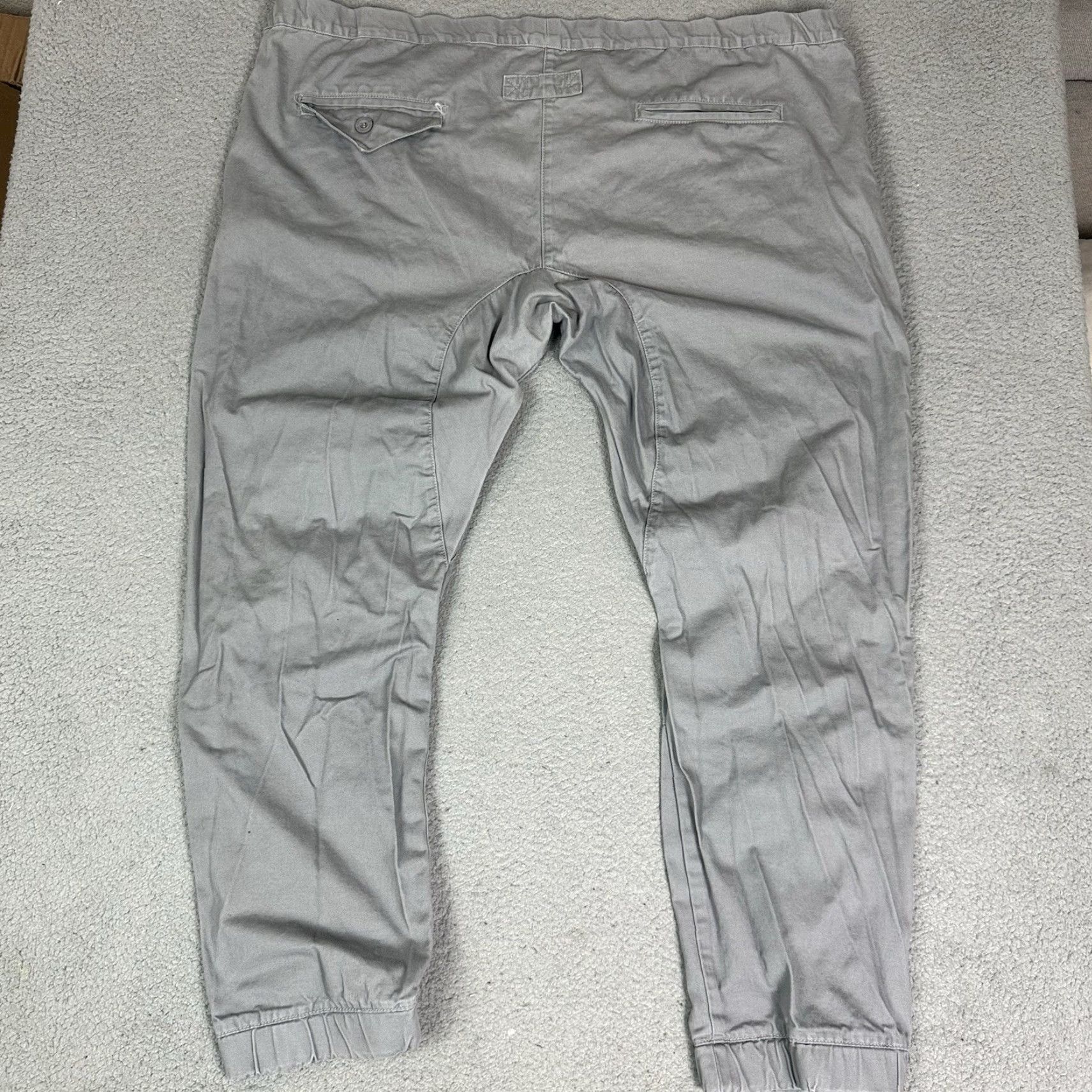 Akademiks Akademiks Pants Men 5XL Gray Joggers Pull On Pockets Drawstring Cotton Chino Shirt Size US 39 - 6 Thumbnail