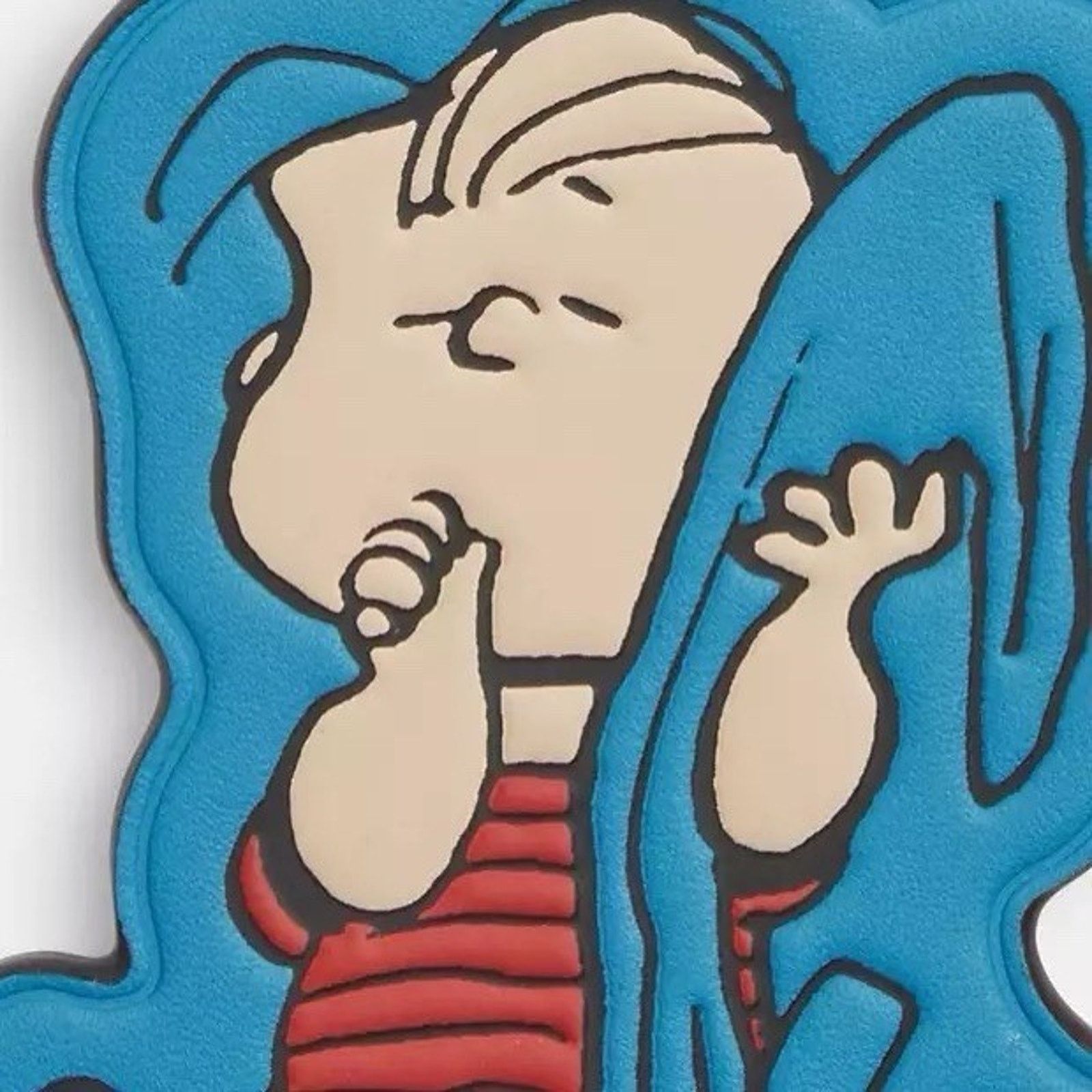 Coach NWT Coach x Peanuts Linus Leather Bag Charm Keychain CBG56 Size ONE SIZE - 6 Thumbnail