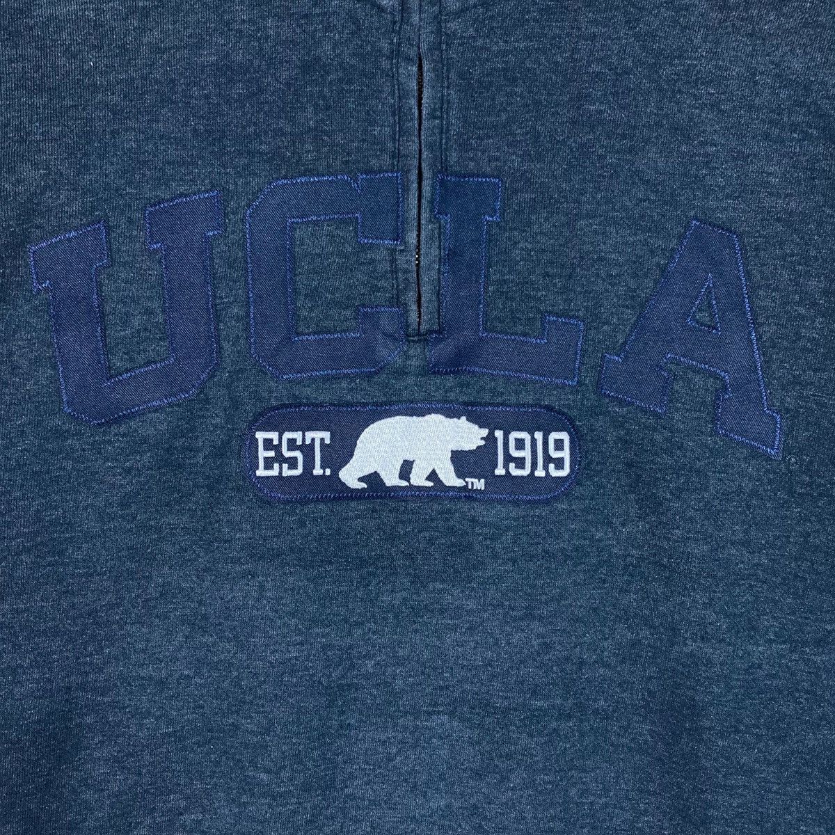 Vintage Vintage Blue 84 Quarter Zip Pullover Jumper Sweatshirt Size US M / EU 48-50 / 2 - 3 Thumbnail