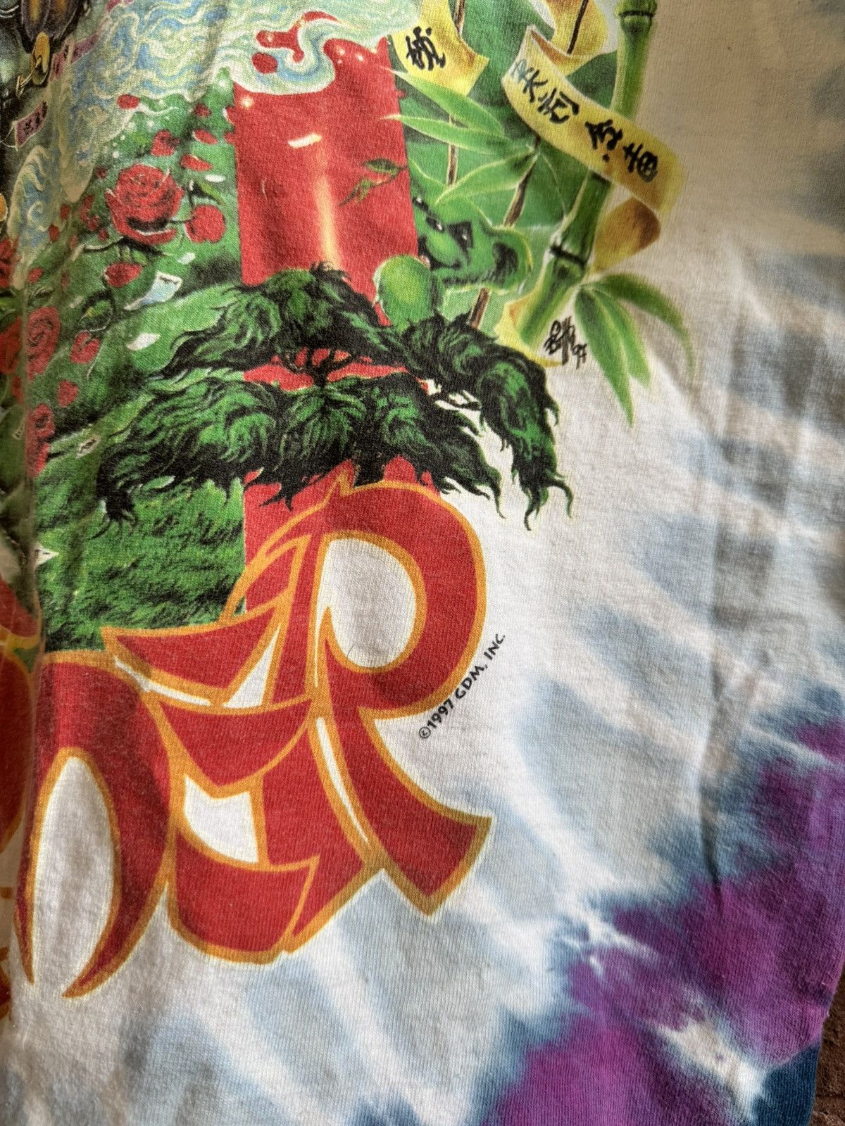 Band Tees Vintage Grateful Dead 90s China Town Tie Dye 1997 L Band Tee Size US L / EU 52-54 / 3 - 6 Thumbnail