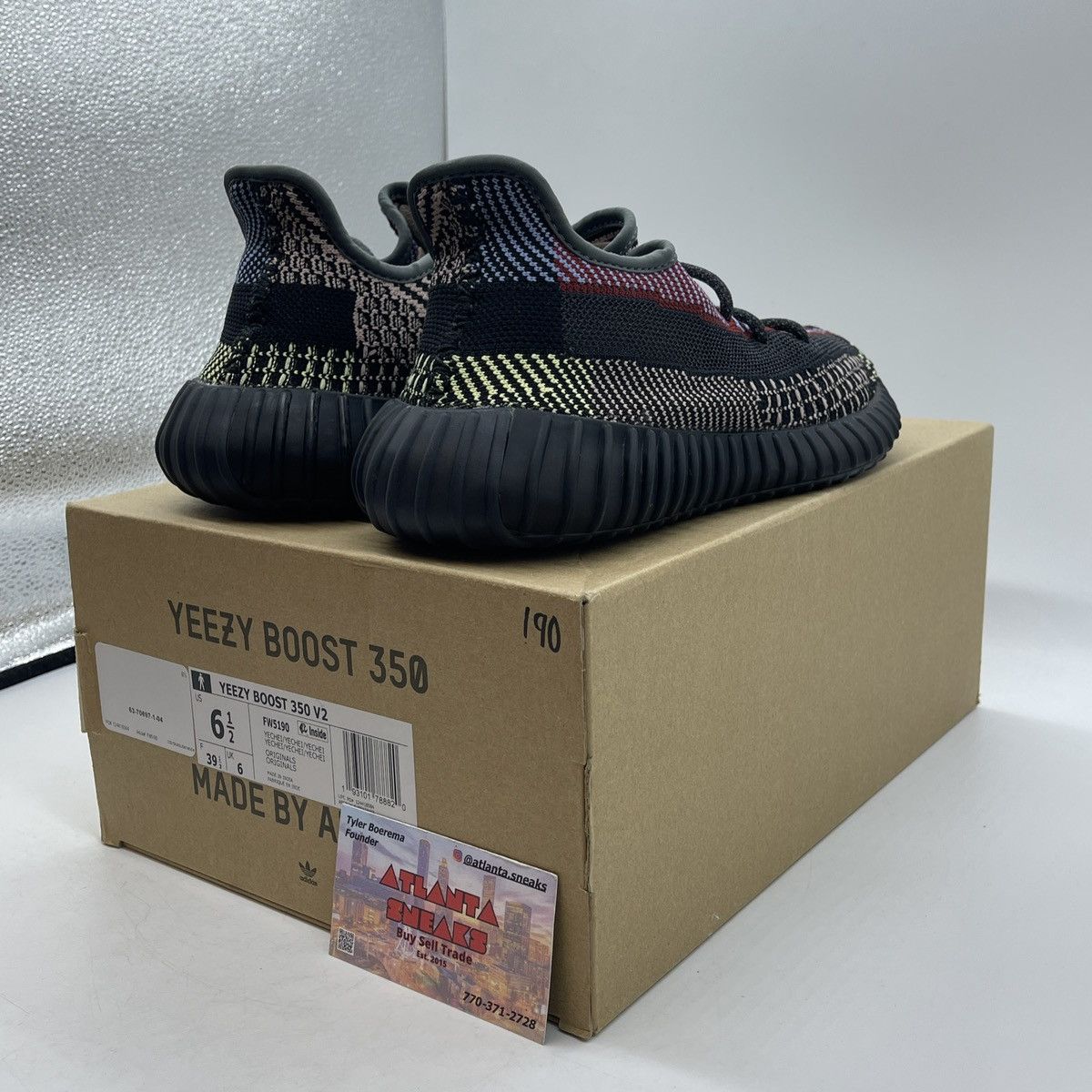 Adidas Yeezy boost 350 yecheil non reflective Size US 6.5 / EU 39-40 - 5 Thumbnail