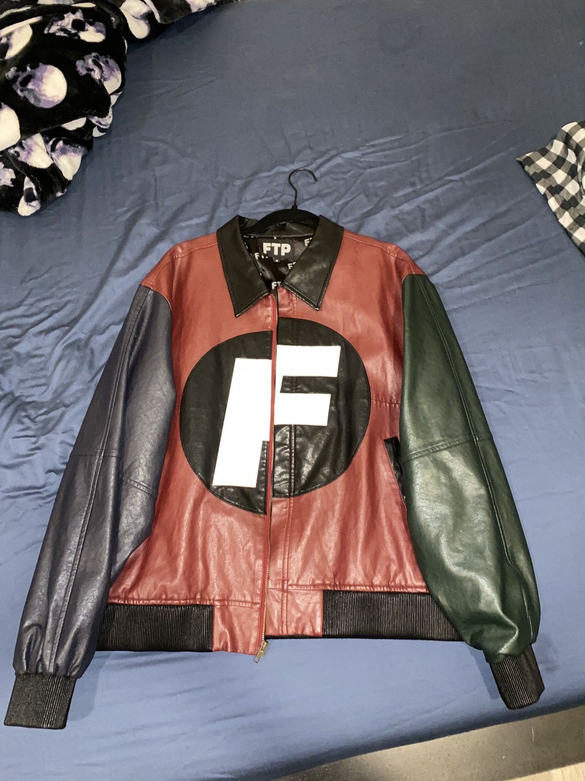 Men's Fuck The Population Leather Jackets | Grailed