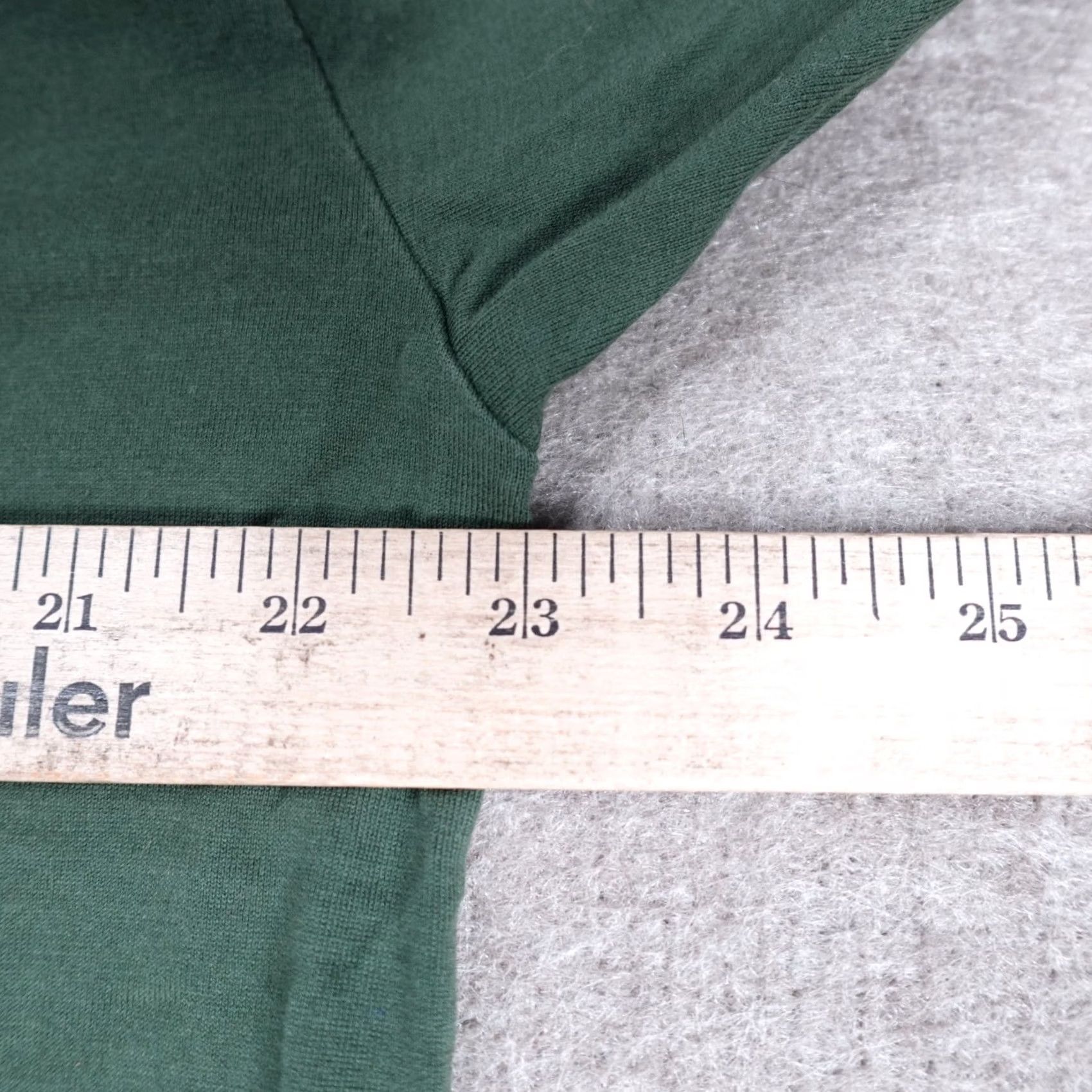 Celine CELINE Mens Shirt Large Green Spellout Logo Cotton Made in Italy Size US L / EU 52-54 / 3 - 2 Thumbnail