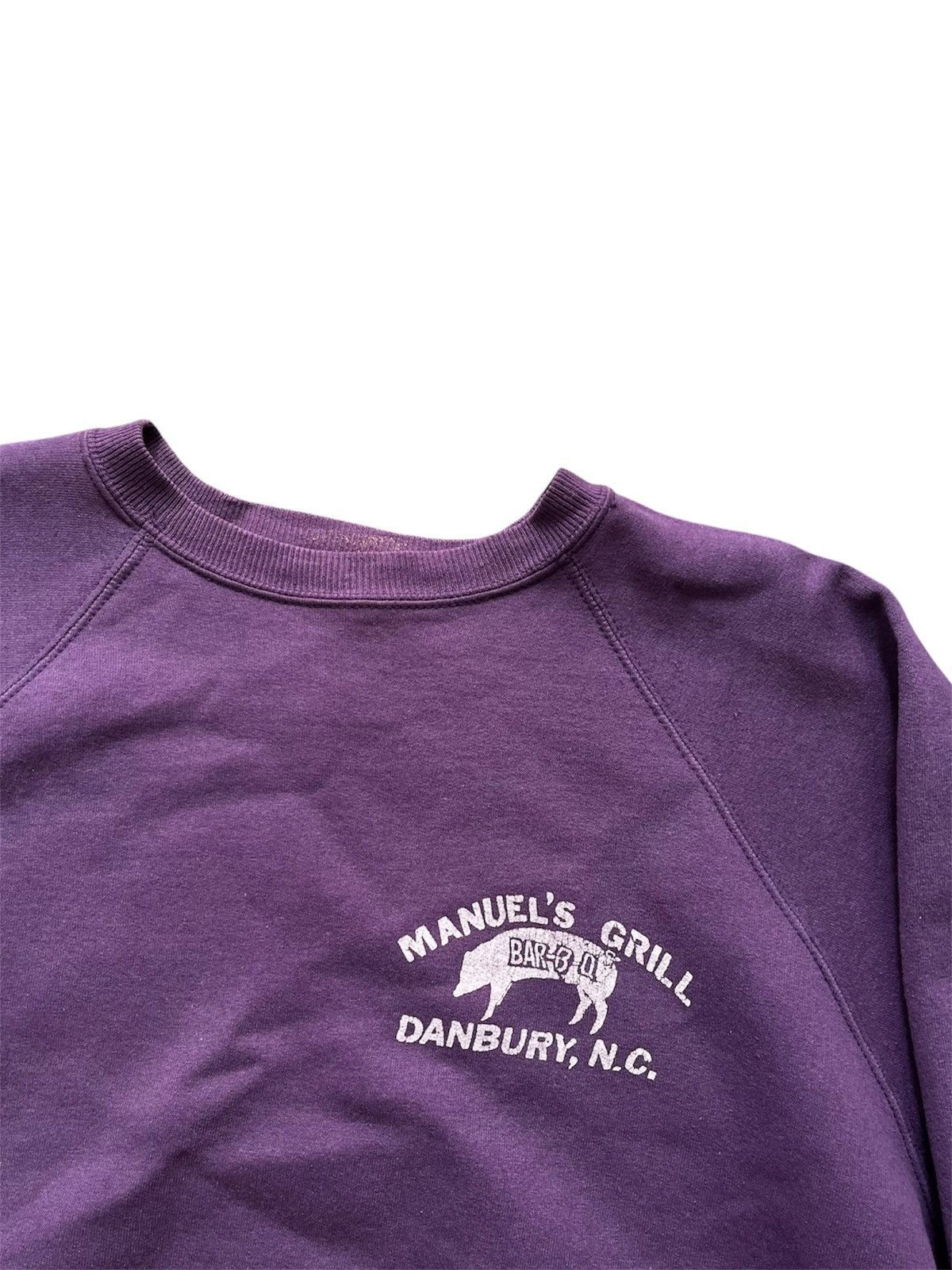 Vintage 70s Hanes HerWay Danbury Sweatshirt Size US XL / EU 56 / 4 - 4 Thumbnail