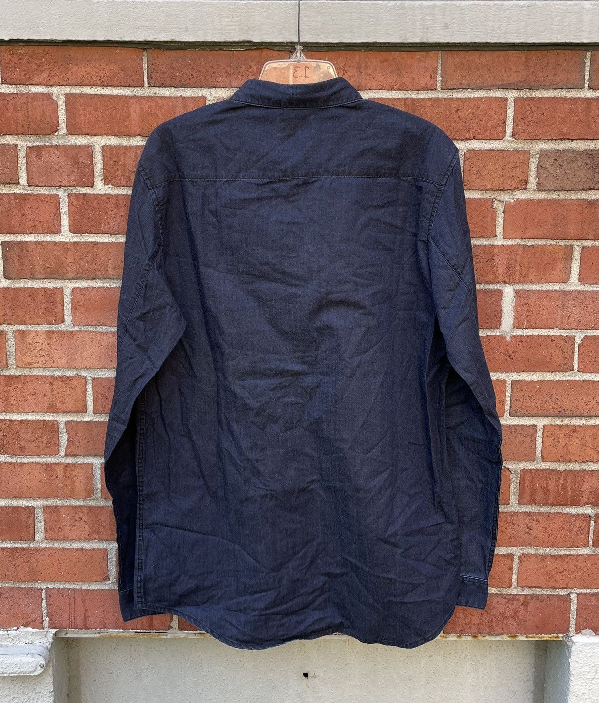 Stussy NWT Stussy Coated Denim LS button Down Shirt Size US L / EU 52-54 / 3 - 5 Thumbnail