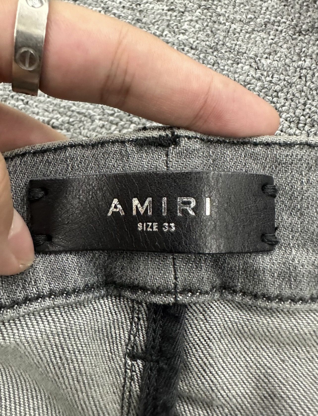 Amiri Amiri Destroyed Knee Denim Sz. 33 Size US 33 - 4 Thumbnail