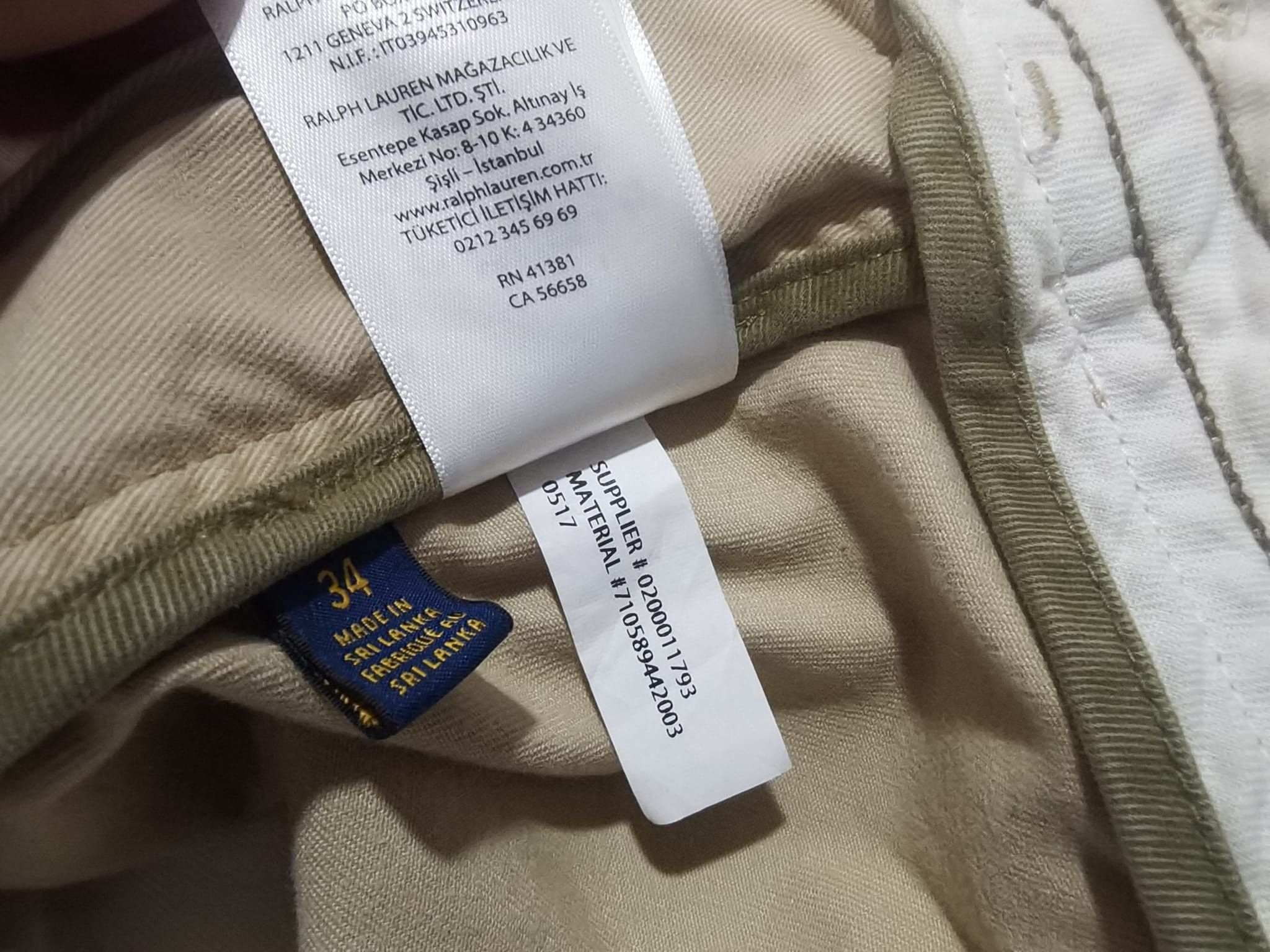 Polo Ralph Lauren POLO by Ralph Lauren cargo pant w36 2076 Size US 36 / EU 52 - 10 Thumbnail