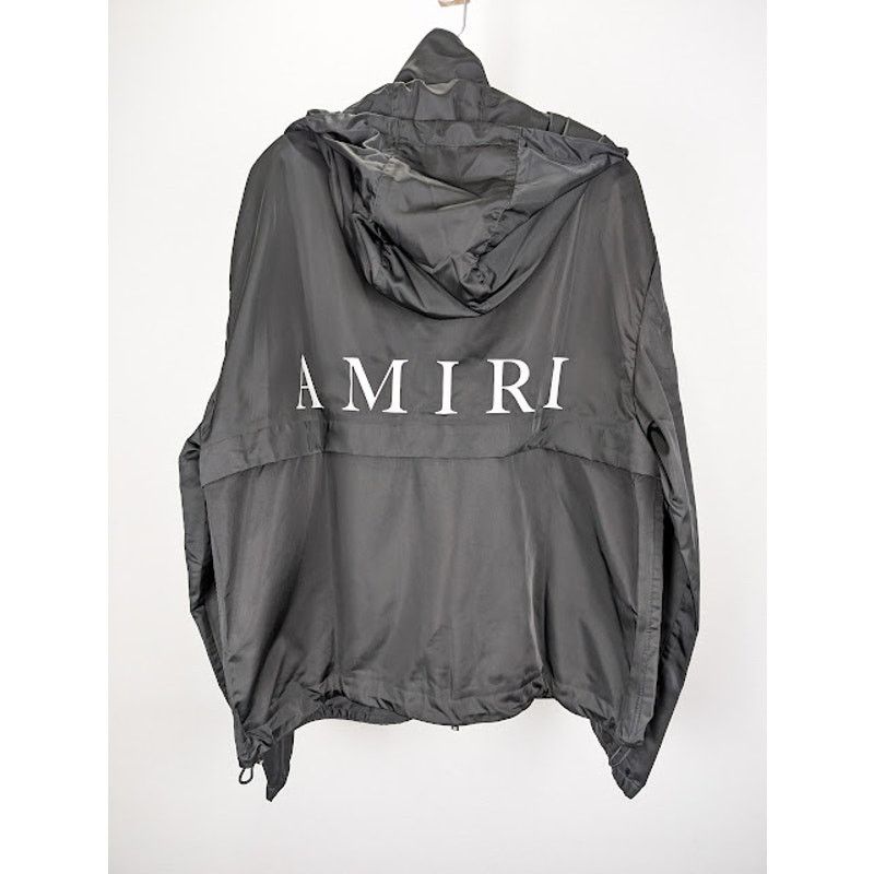 Amiri o1rshd1 Light Weight Nylon Anorak Jacket in Black Size US L / EU 52-54 / 3 - 10 Thumbnail