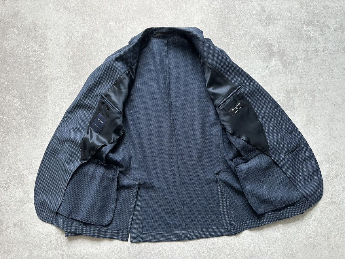 Boggi Blazer BOGGI Milano Wool size 48 blue Size 48R - 12 Thumbnail