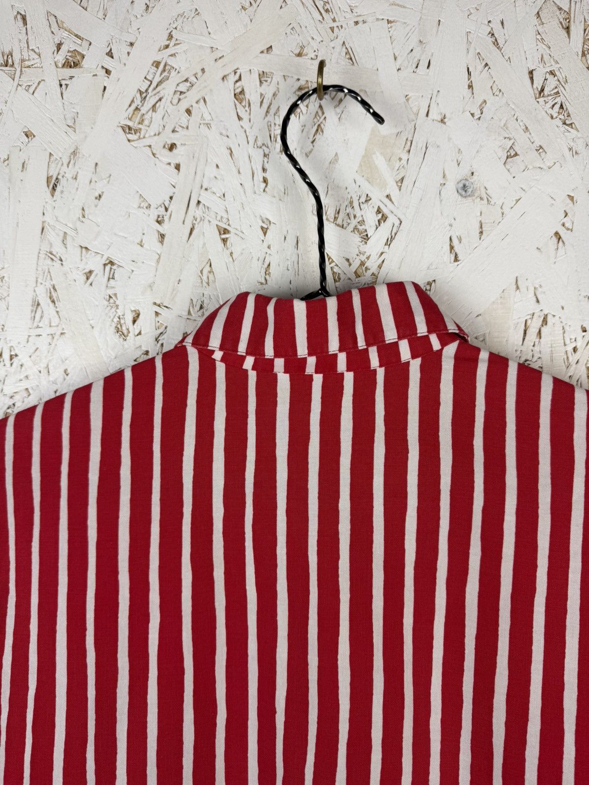 Marimekko Vintage Marimekko Jokapoika Metal Button Red Dress Shirt S Size US S / EU 44-46 / 1 - 6 Thumbnail