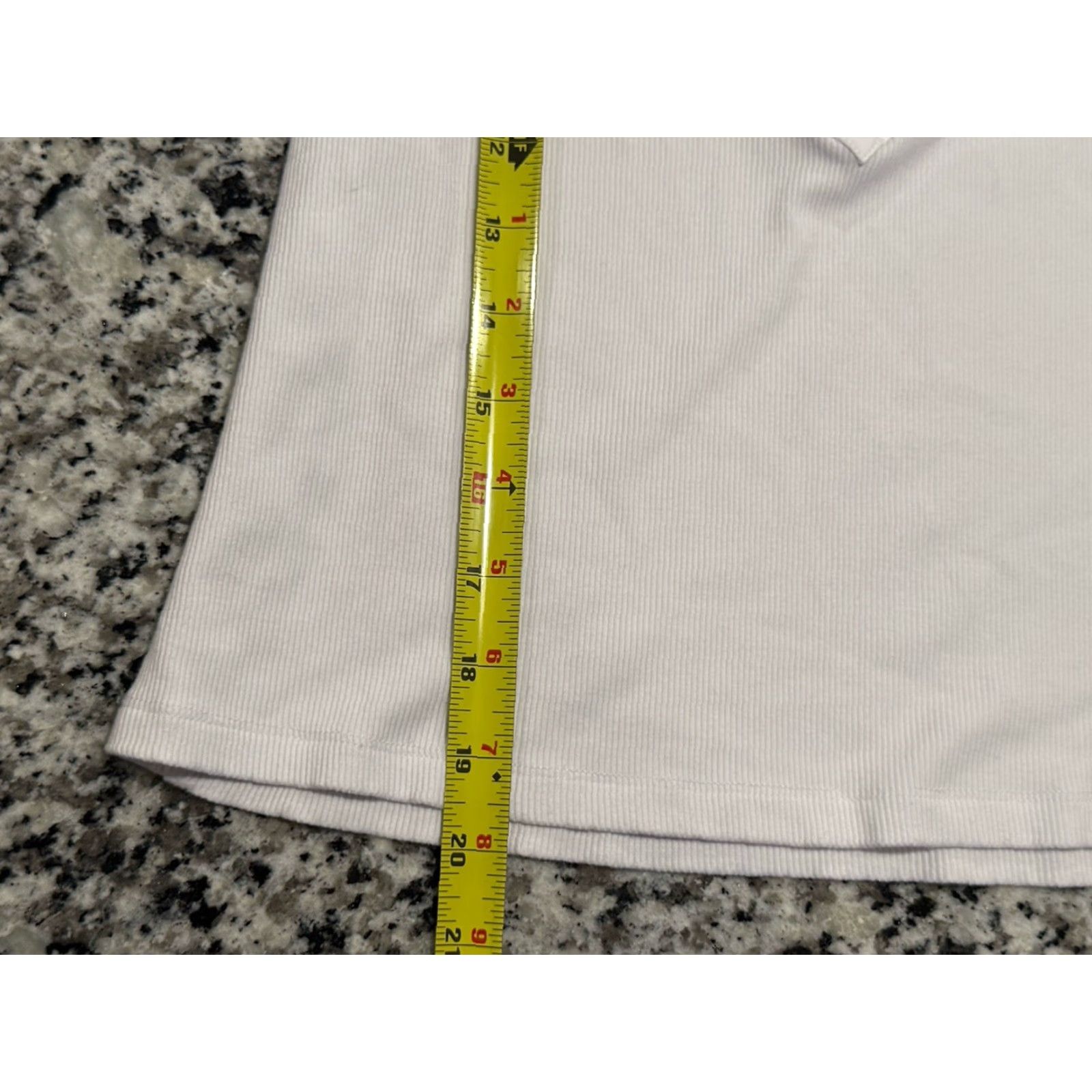 Vintage Tuckernuck Pomander Place White Livia Top XS Puff Sleeve Ribbed Tee EUC Space? Size XS / US 0-2 / IT 36-38 - 4 Thumbnail