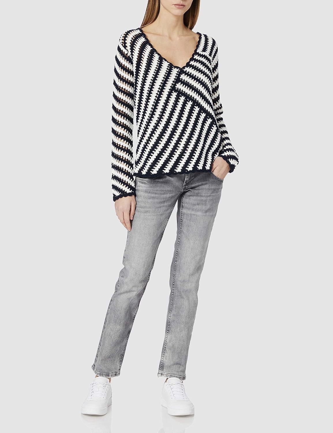 Designer × Desigual Desigual Womens Niagara Knitted Long Sleeve Sweater V-Neck Size XL / US 12-14 / IT 48-50 - 1 Thumbnail