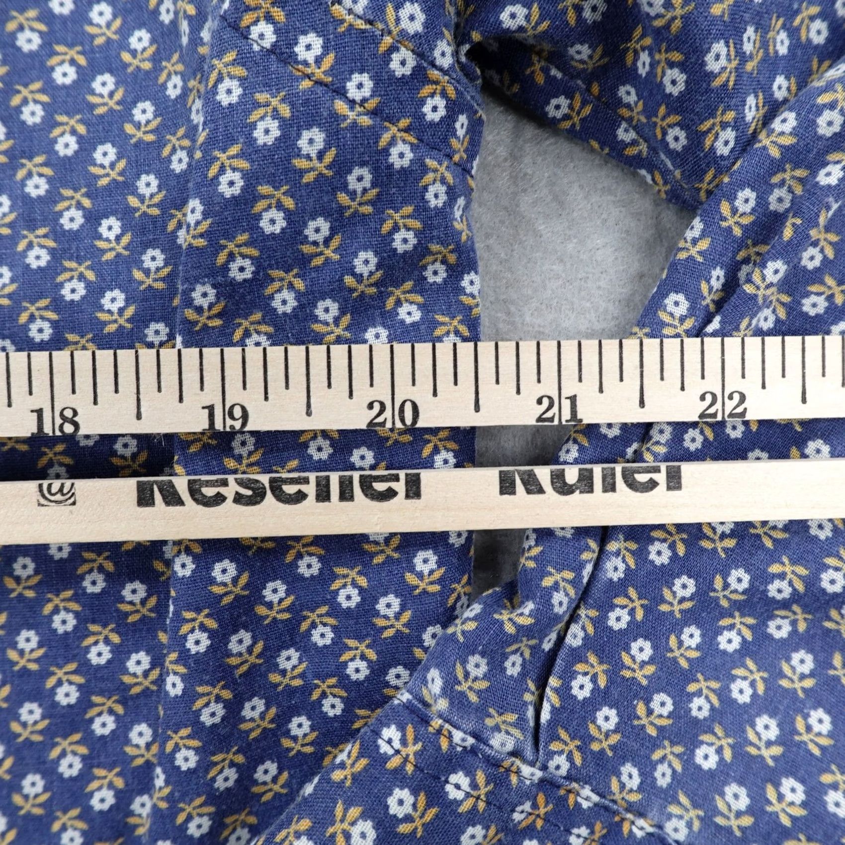 Wrangler VINTAGE Wrangler Shirt Mens Medium Blue Floral Western Pearl Snap Rodeo 70s Size US M / EU 48-50 / 2 - 4 Thumbnail