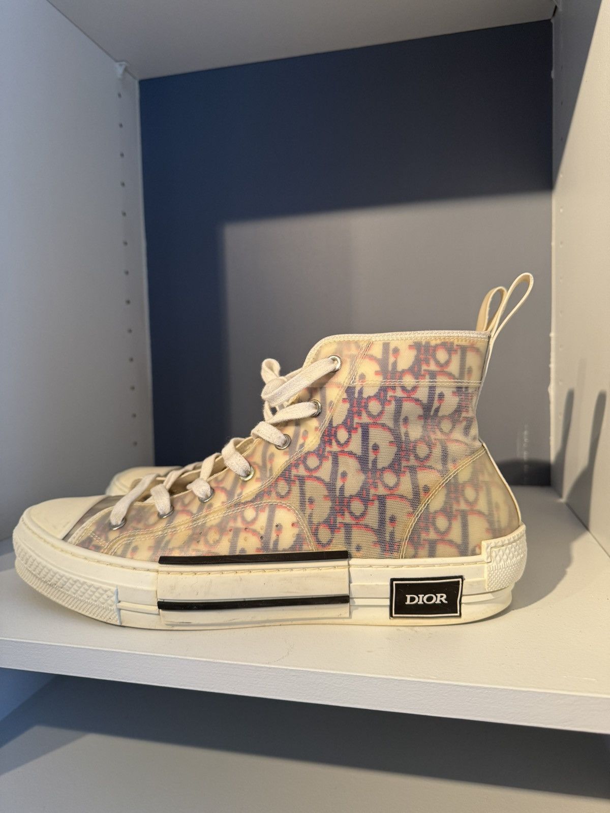 Dior Dior B23 High Oblique Jacquard Sneaker 43 Size US 10 / EU 43 - 3 Thumbnail