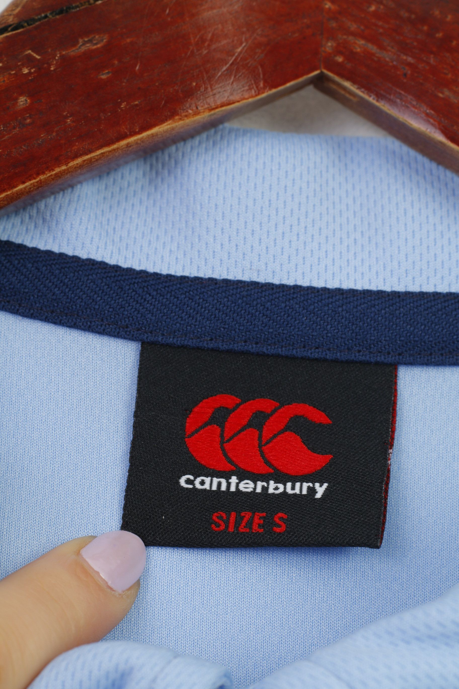 Vintage Canterbury Men S Polo Shirt Blue Treharris Phoenix 4590 Size US S / EU 44-46 / 1 - 6 Thumbnail