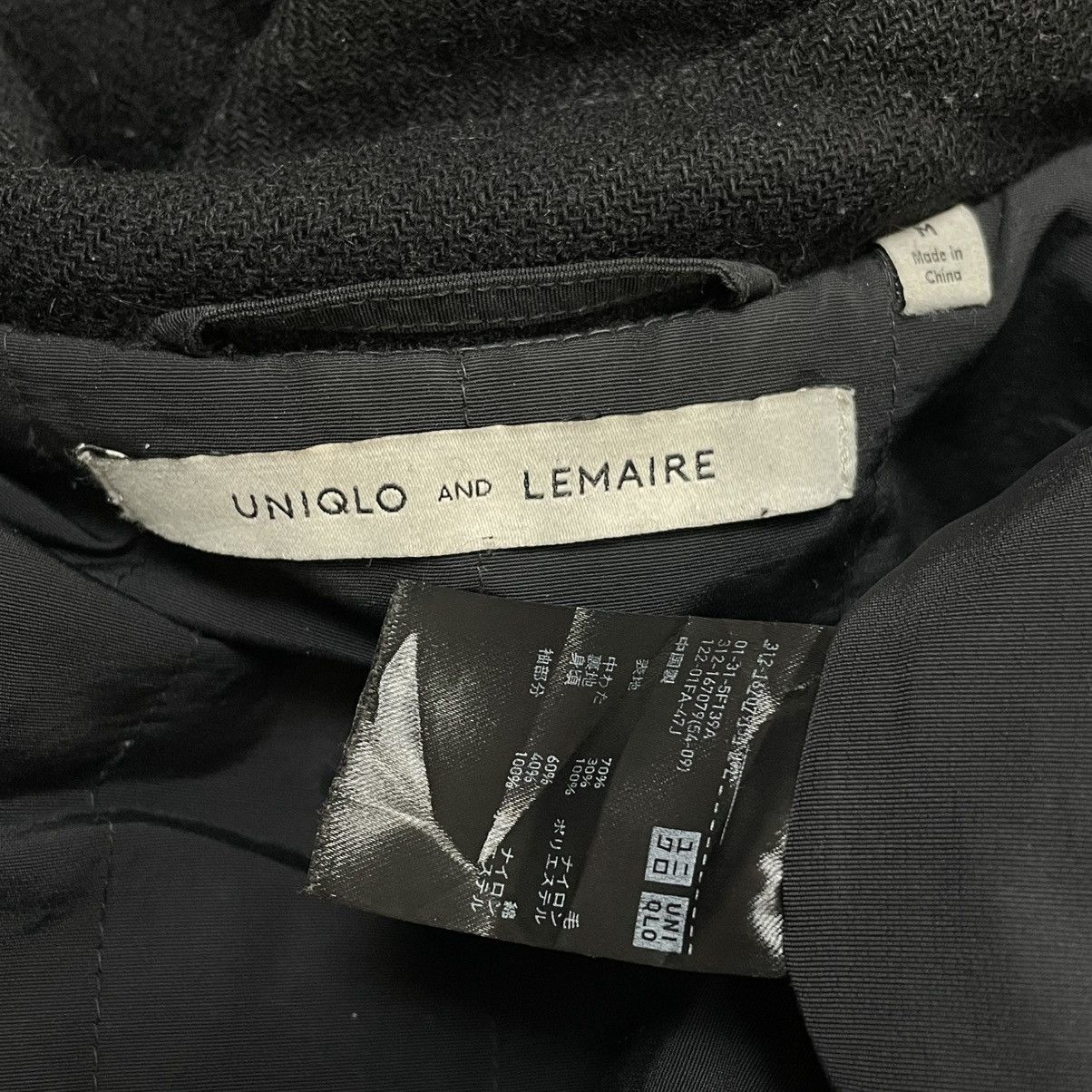 Christophe Lemaire 🇯🇵 UNIQLO & LEMAIRE WOOL LONG HEAVY COAT JACKET Size US M / EU 48-50 / 2 - 13 Thumbnail