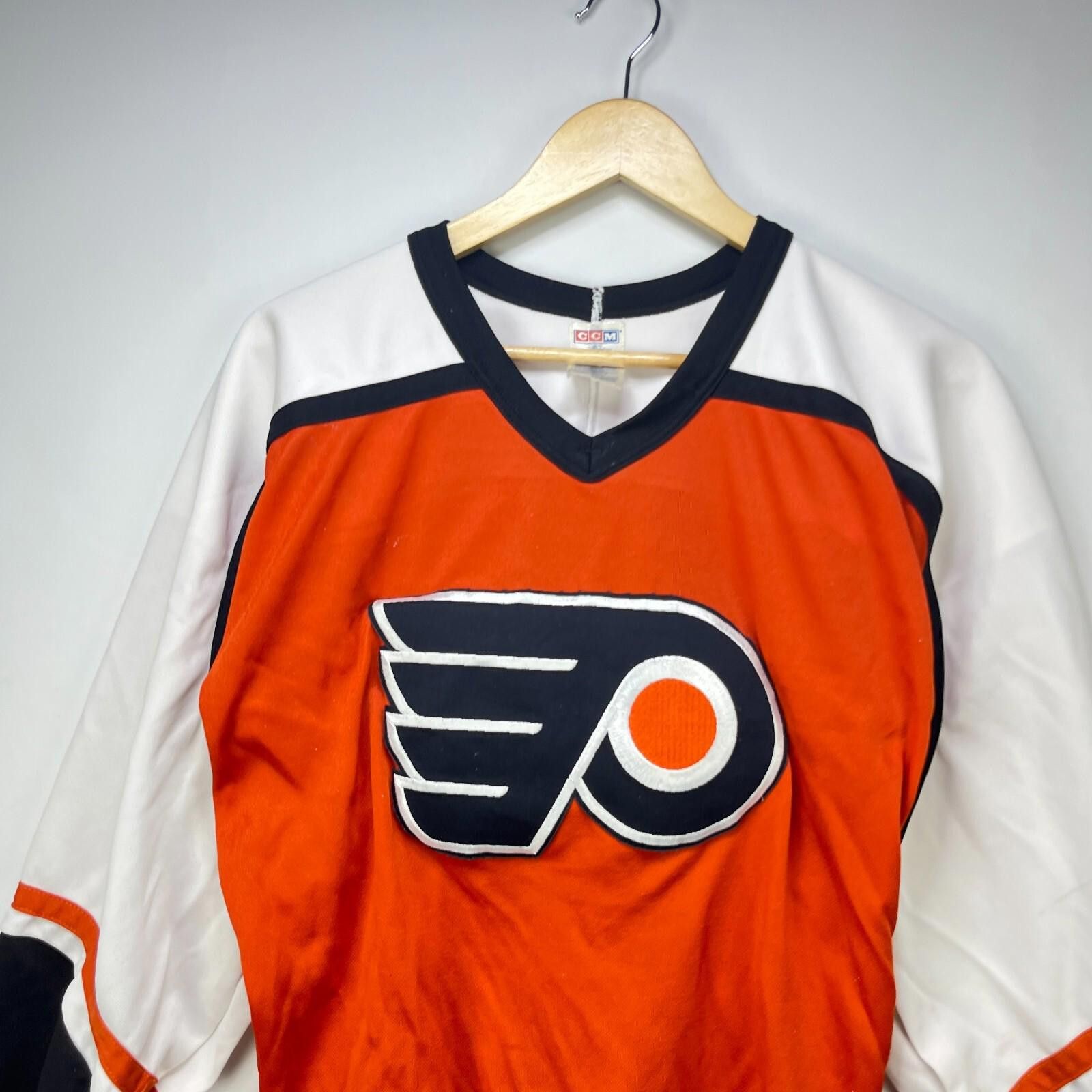 Ccm Vintage 90s Philadelphia Flyers CCM NHL Hockey Jersey Small Size ONE SIZE - 2 Thumbnail