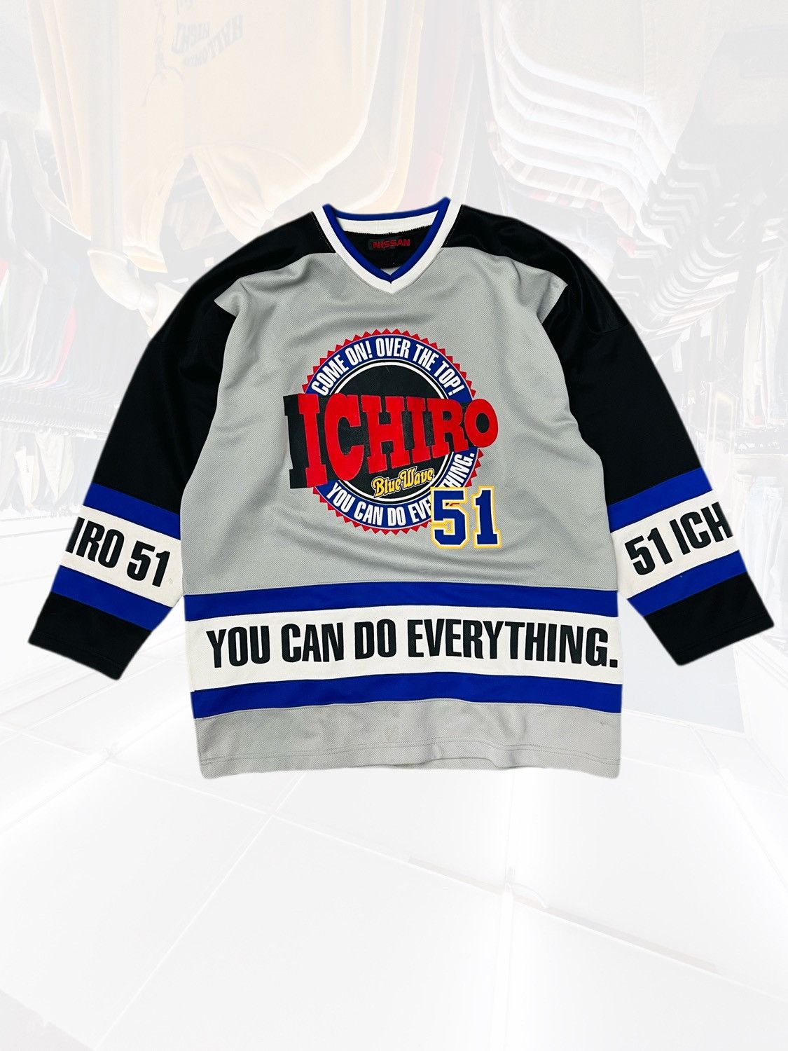 Vintage Nissan Ichiro 51 Raglan Jersey