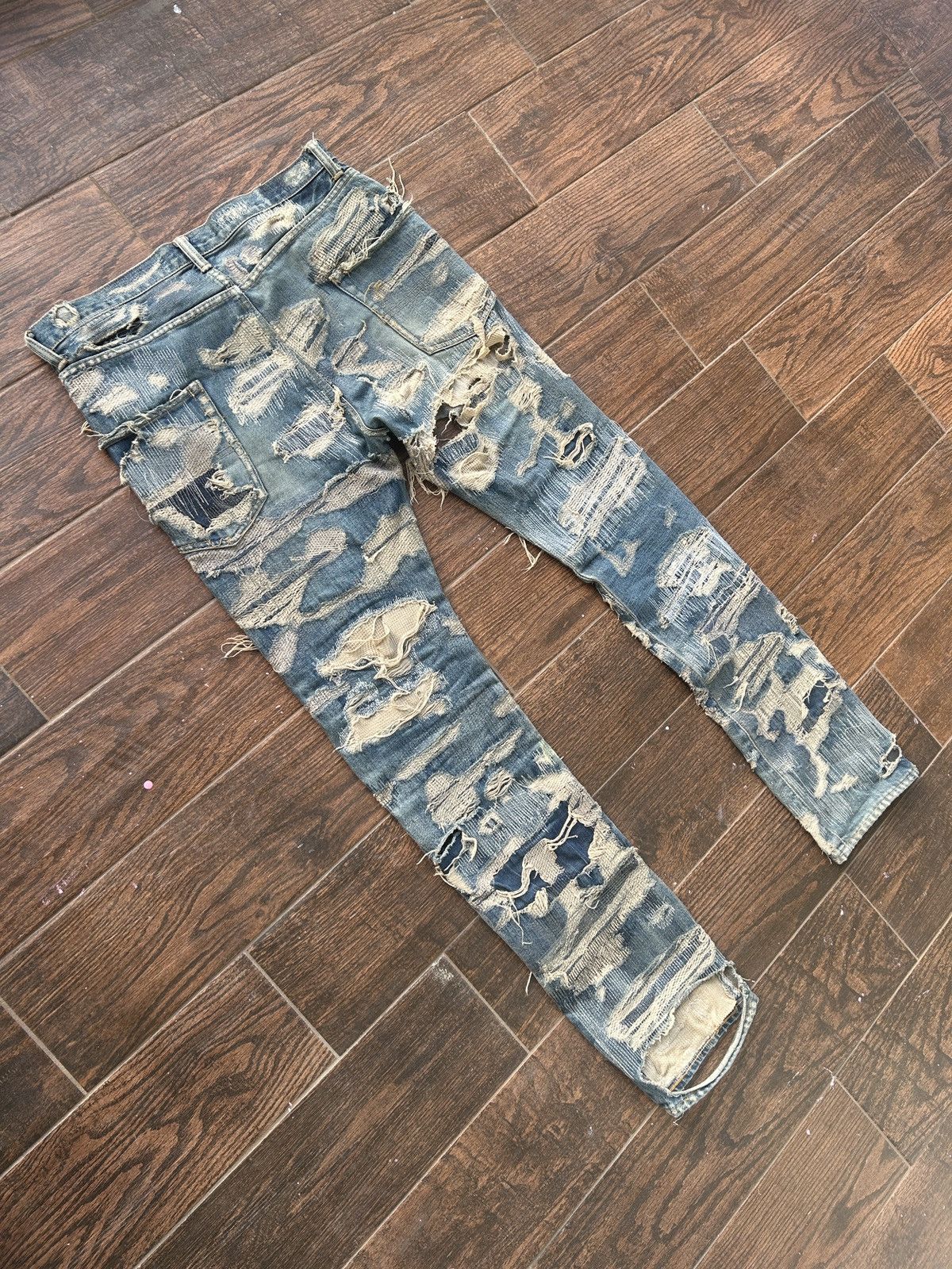 Undercover Undercover AW05 85 SIZE 3 Arts & Crafts Denim Size US 34 / EU 50 - 6 Thumbnail
