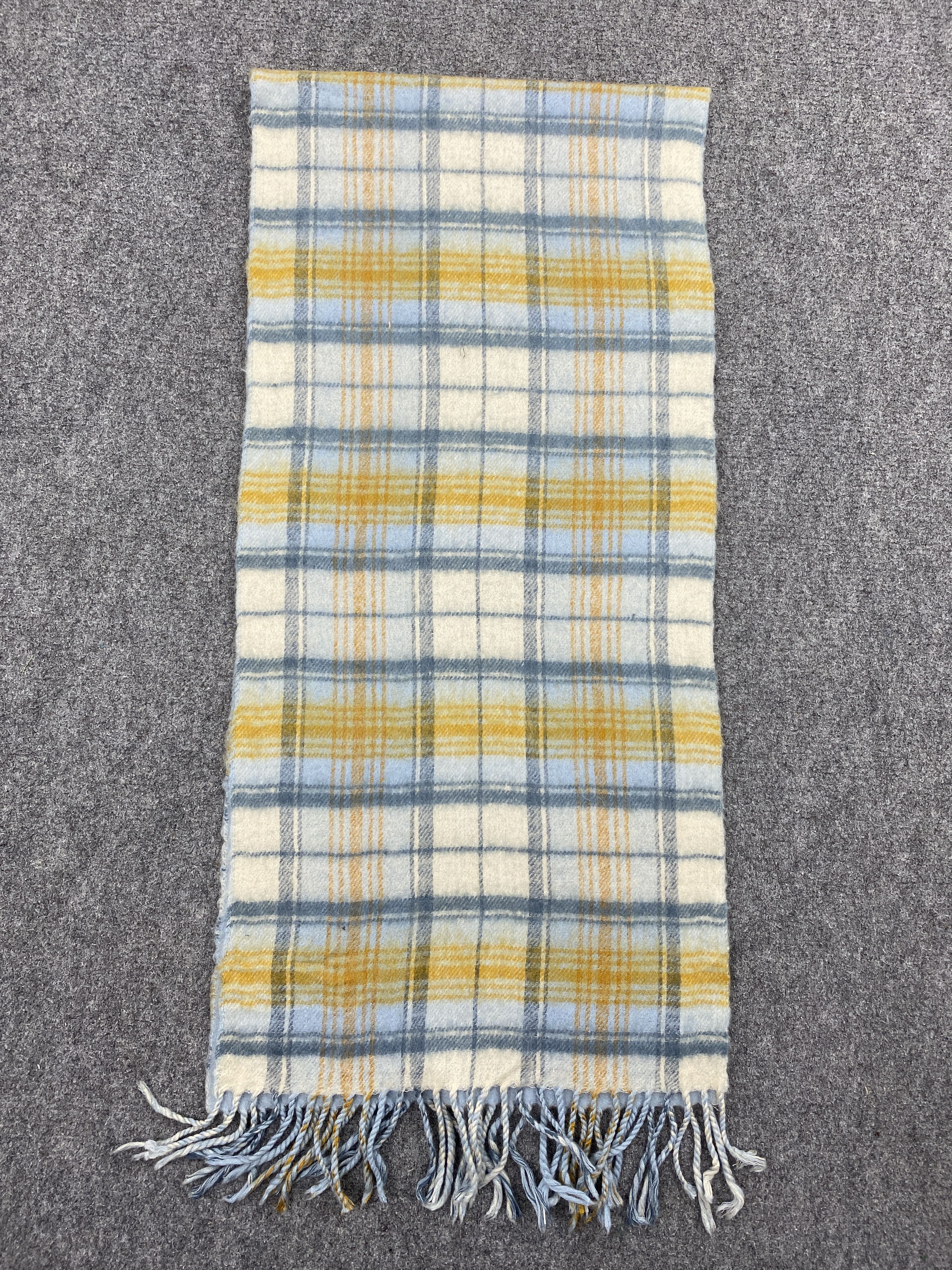 Burma Bibas Barma Bibas Checkered Scarf / Muffler / Neckwear - SC0046 Size ONE SIZE - 5 Thumbnail