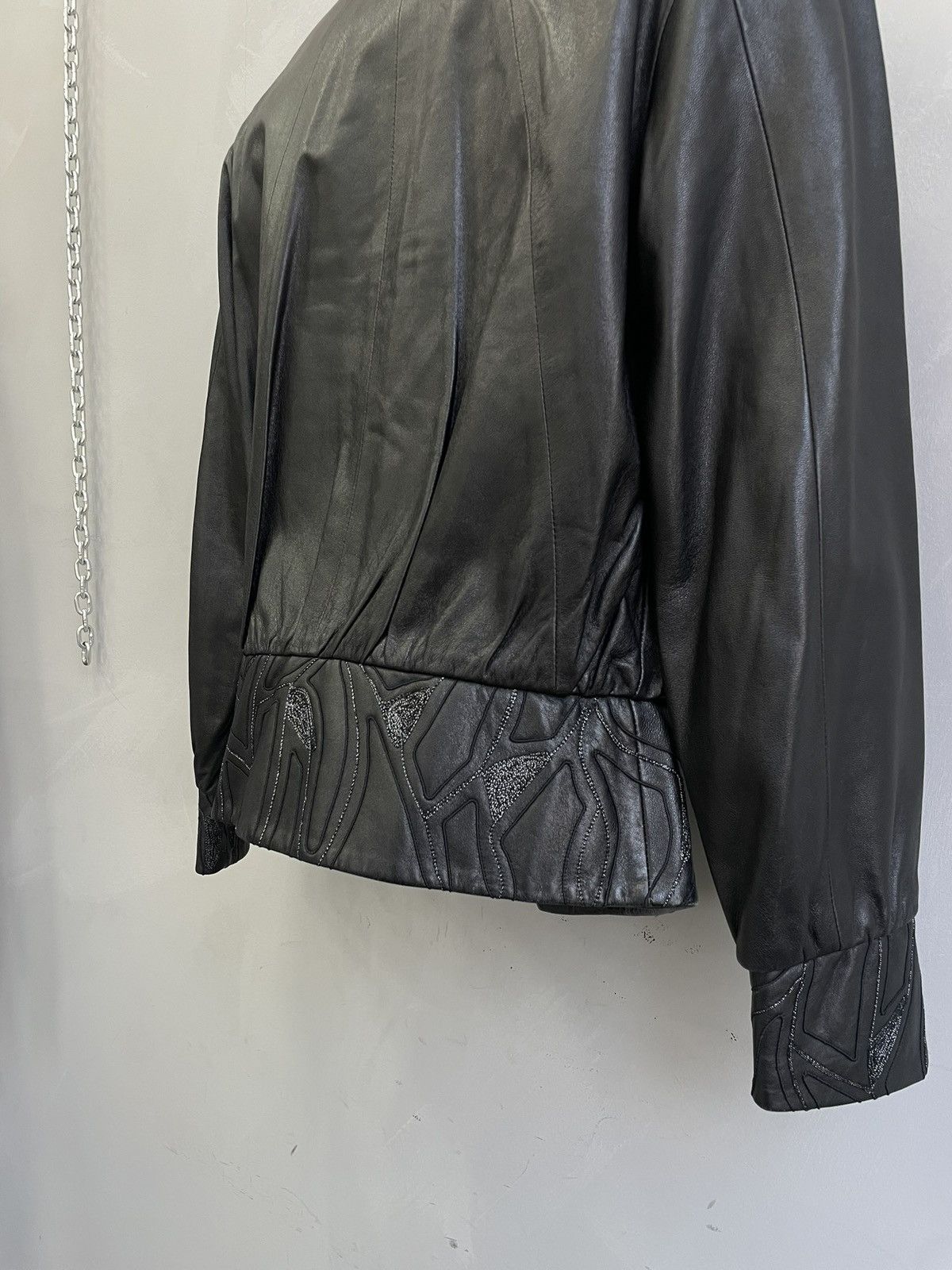 Japanese Brand 14th addiction black leather biker leather jacket gothic y2k Size US S / EU 44-46 / 1 - 11 Thumbnail