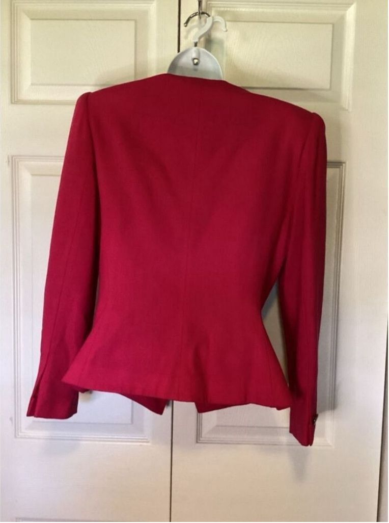Kasper Kasper Fushia Blazer Size L / US 10 / IT 46 - 1 Thumbnail