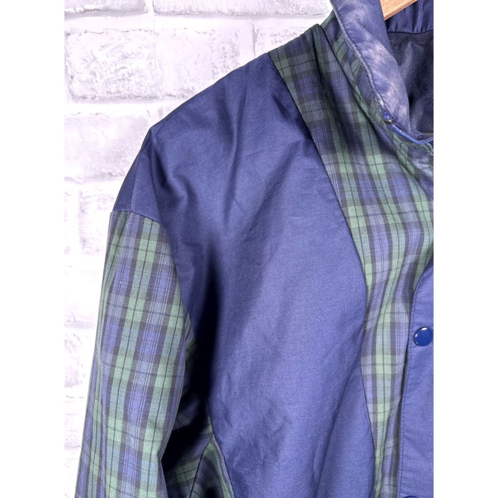 Rains VINTAGE ProQuip Jacket Mens M Blue Green VTG GORE TEX Weather Wear GOLF RAIN Classic Plaid Size US M / EU 48-50 / 2 - 5 Thumbnail