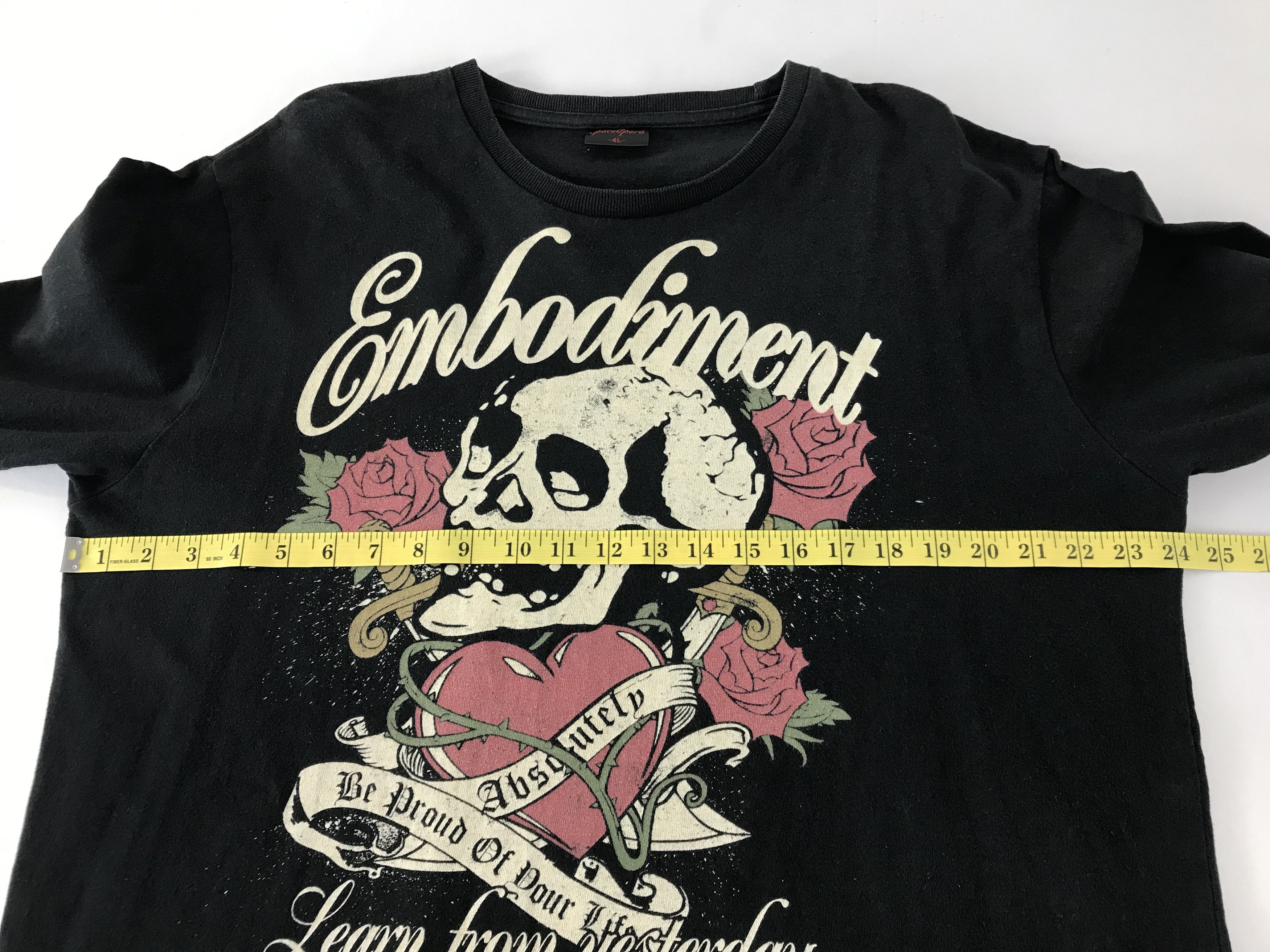 Japanese Brand Vintage Space Opera Embodiment Big Logo Skull Long Sleeve Size US L / EU 52-54 / 3 - 11 Thumbnail