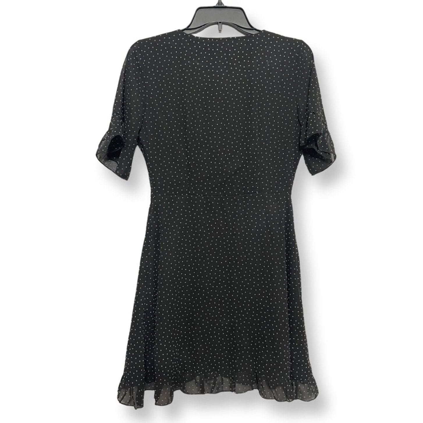 Other Lulus Mini Dress Polka Dot Print Ruffle Black/White W S NWOT Size S / US 4 / IT 40 - 7 Thumbnail